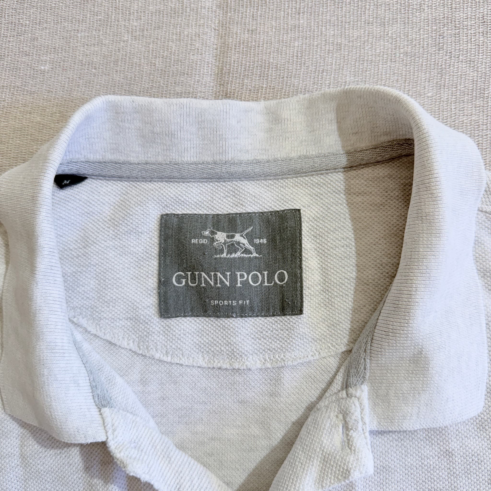 GUNN POLO White Polo Shirt Size M — photo 3 of 8