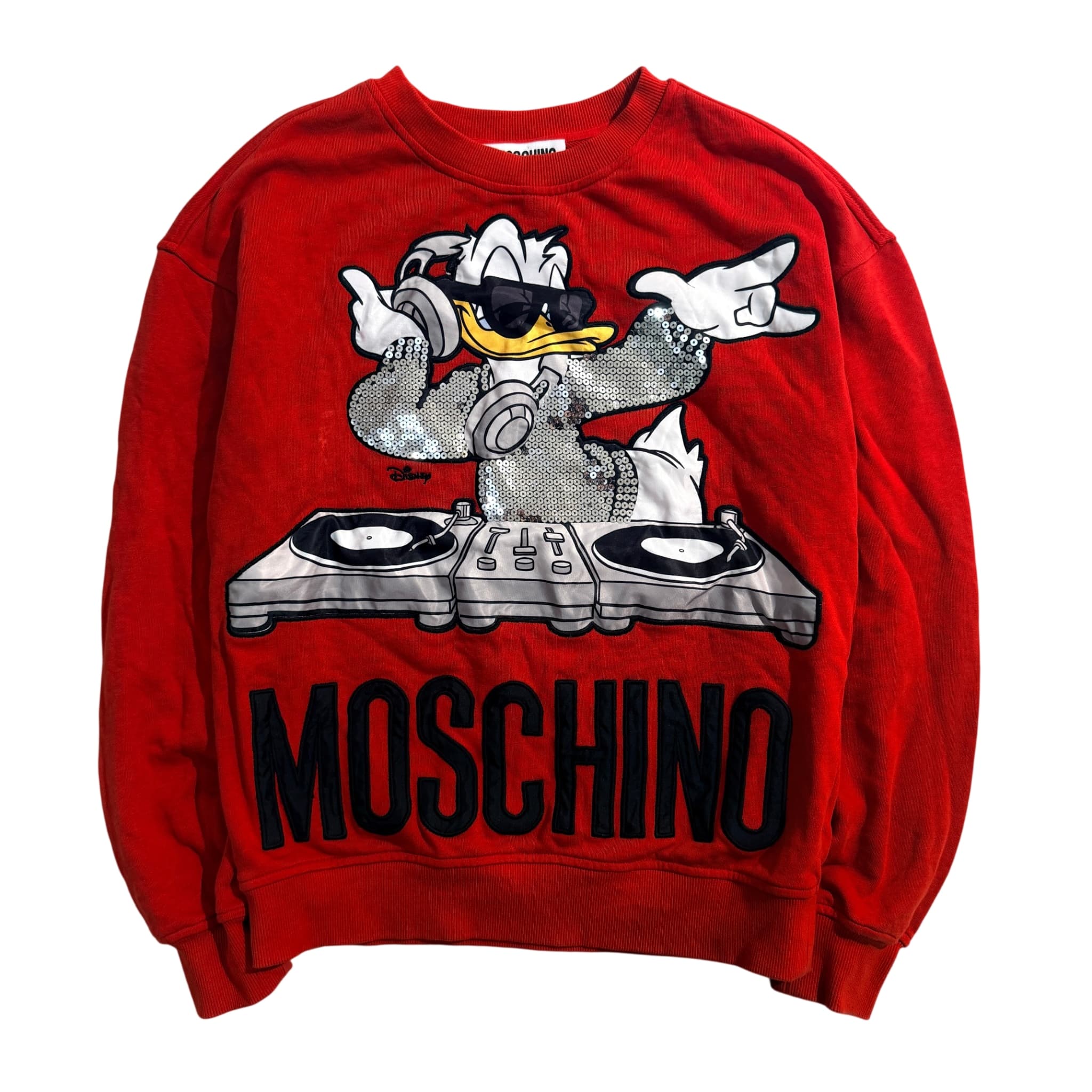 H&MOSCHINO x Disney Donald Duck Sequin Sweatshirt — photo 1 of 7