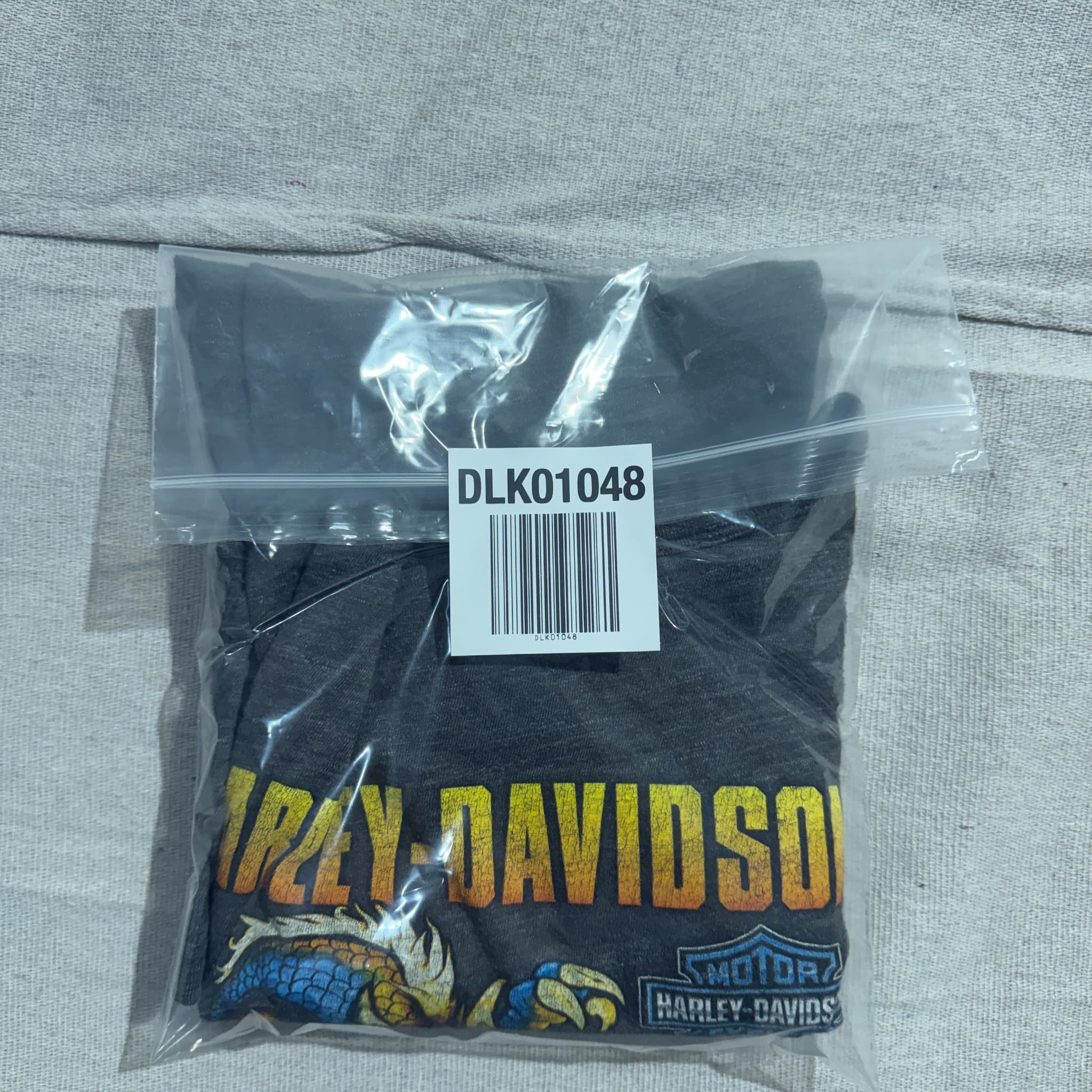 Harley-Davidson Men's Grey Distressed Engine Graphic T-Shirt — photo 4 of 4