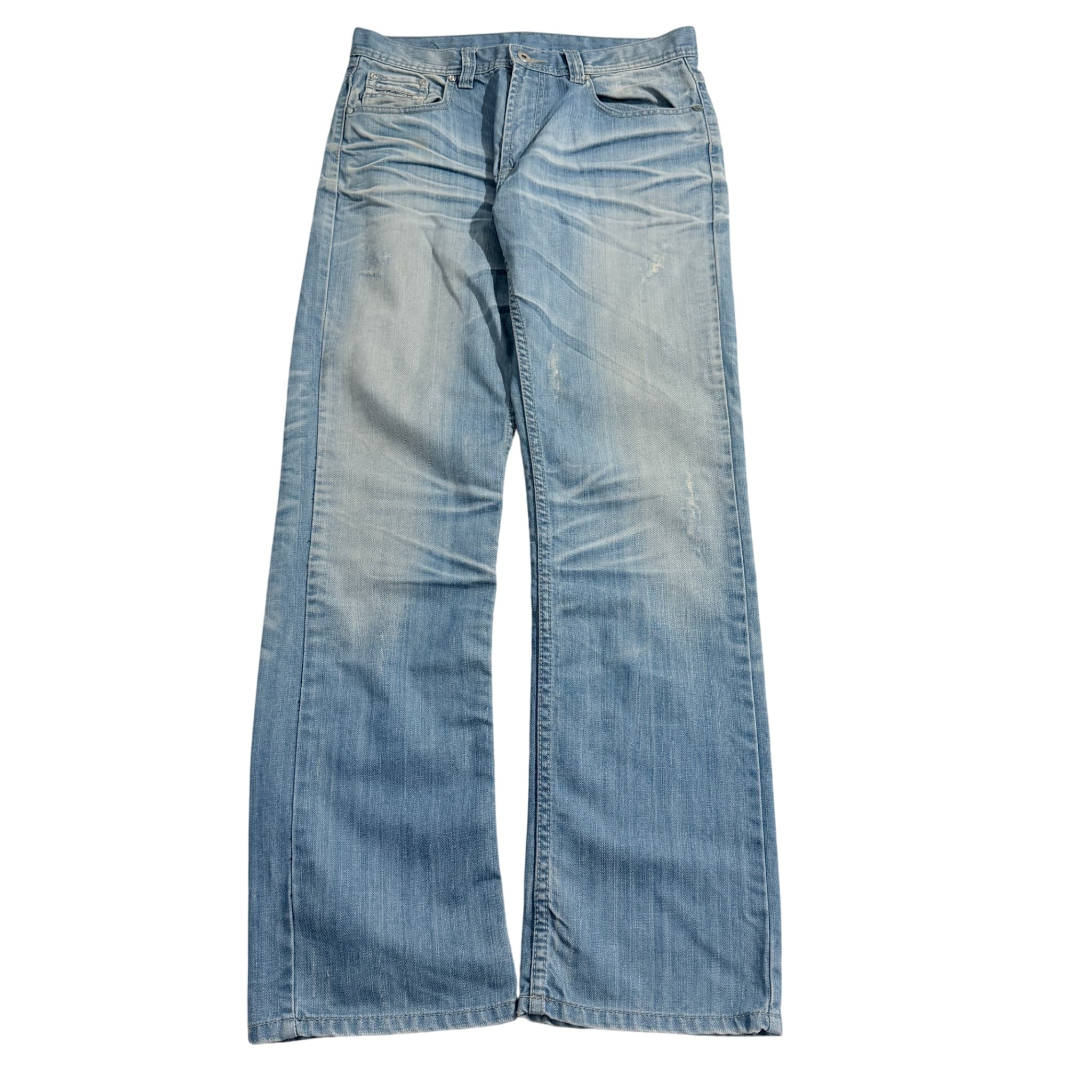 Industry Men's Light Wash Distressed Denim Jeans W32 — photo 1 of 9