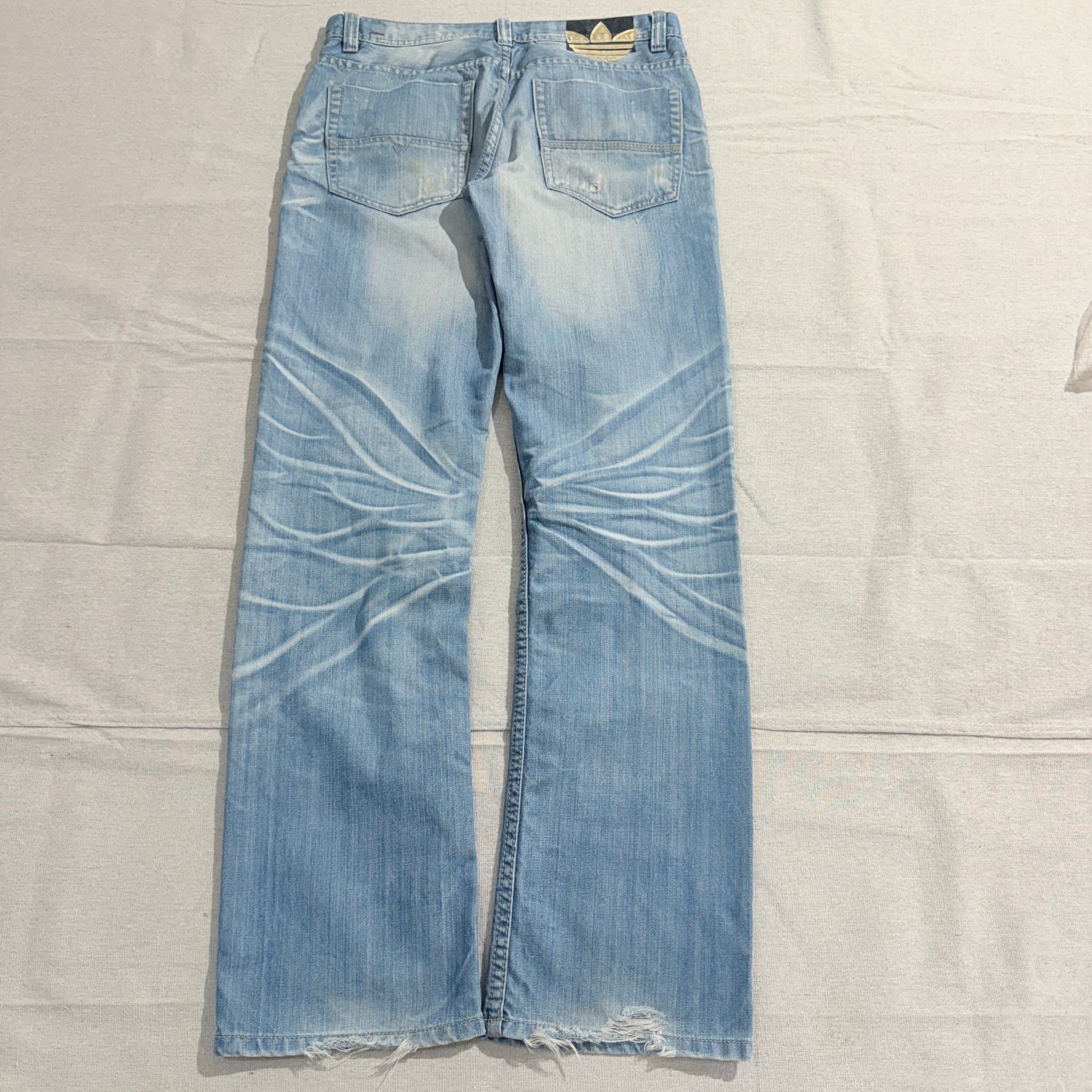 Industry Men's Light Wash Distressed Denim Jeans W32 — photo 6 of 9