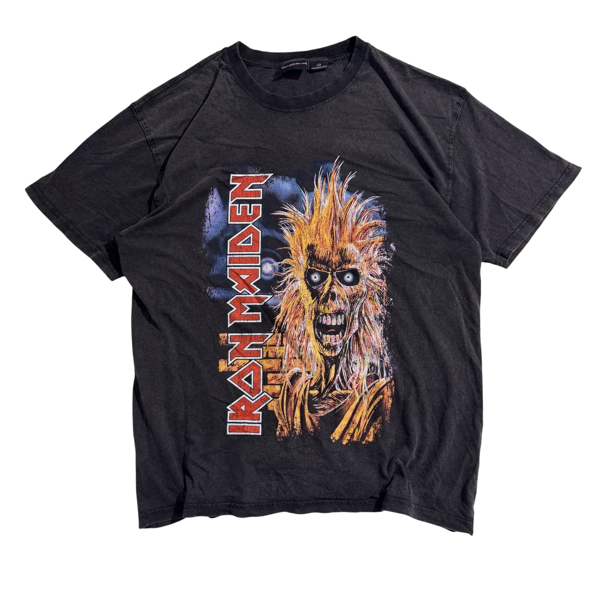 Iron Maiden Piece Of Mind Eddie Graphic T-Shirt Black Size L — photo 1 of 6