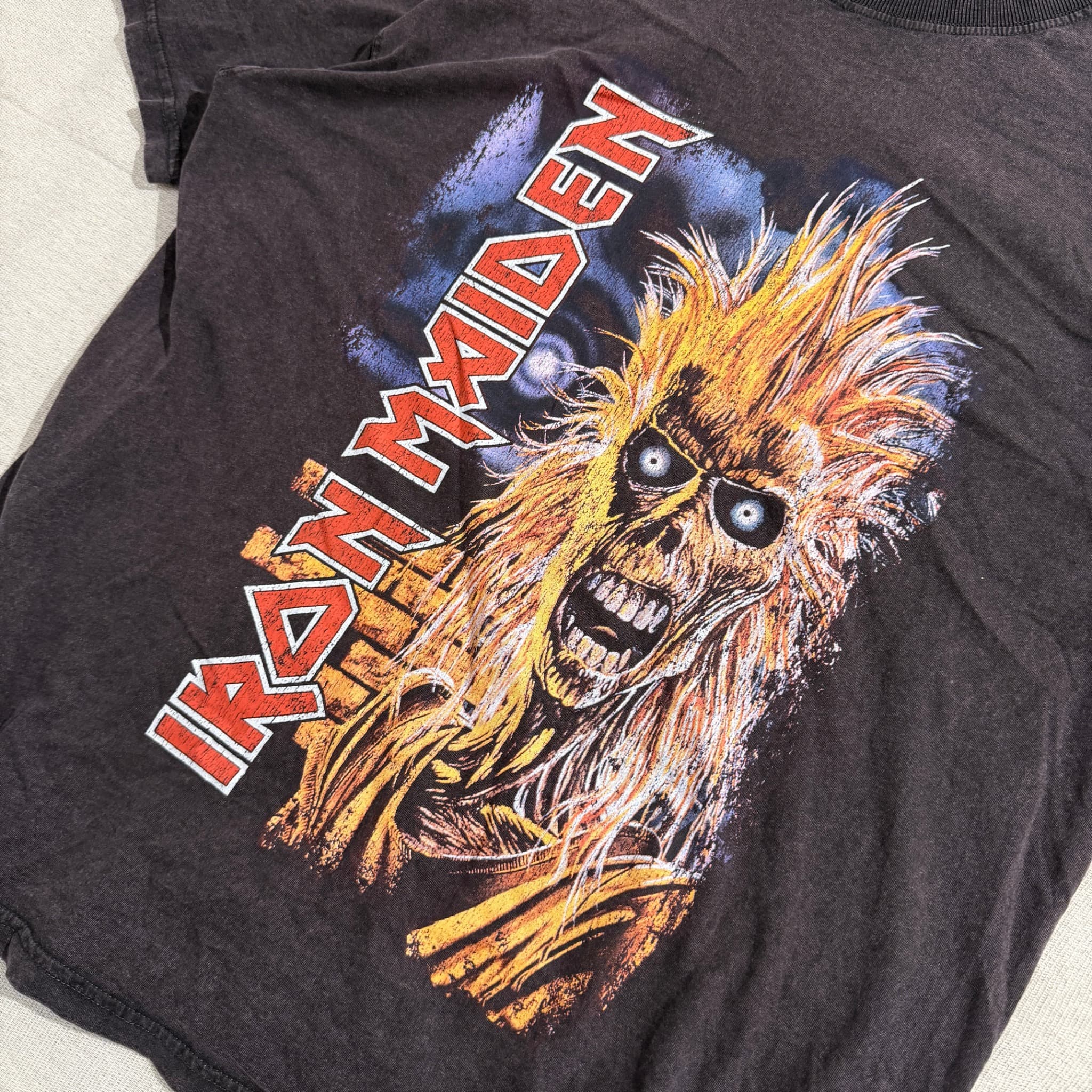 Iron Maiden Piece Of Mind Eddie Graphic T-Shirt Black Size L — photo 3 of 6