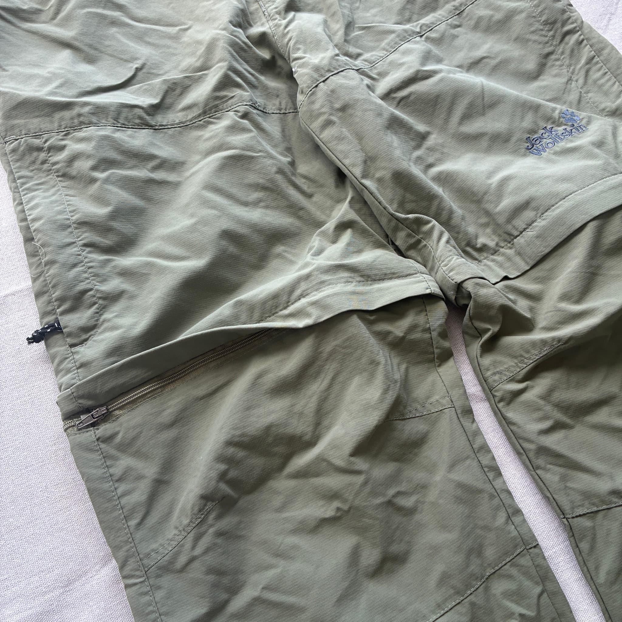 Jack Wolfskin Men's Convertible Hiking Pants Olive L — photo 2 of 6