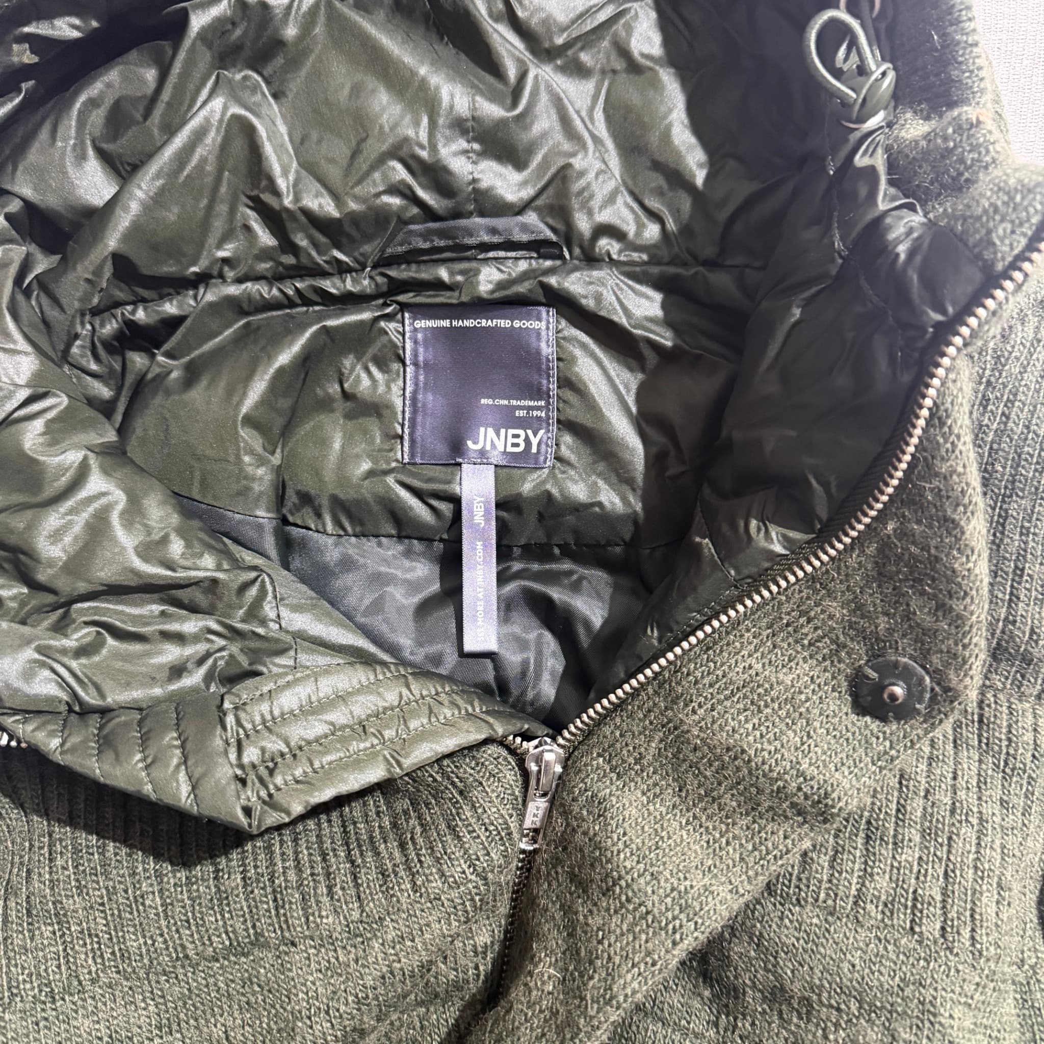 JNBY Green Knit Puffer Jacket — photo 6 of 18