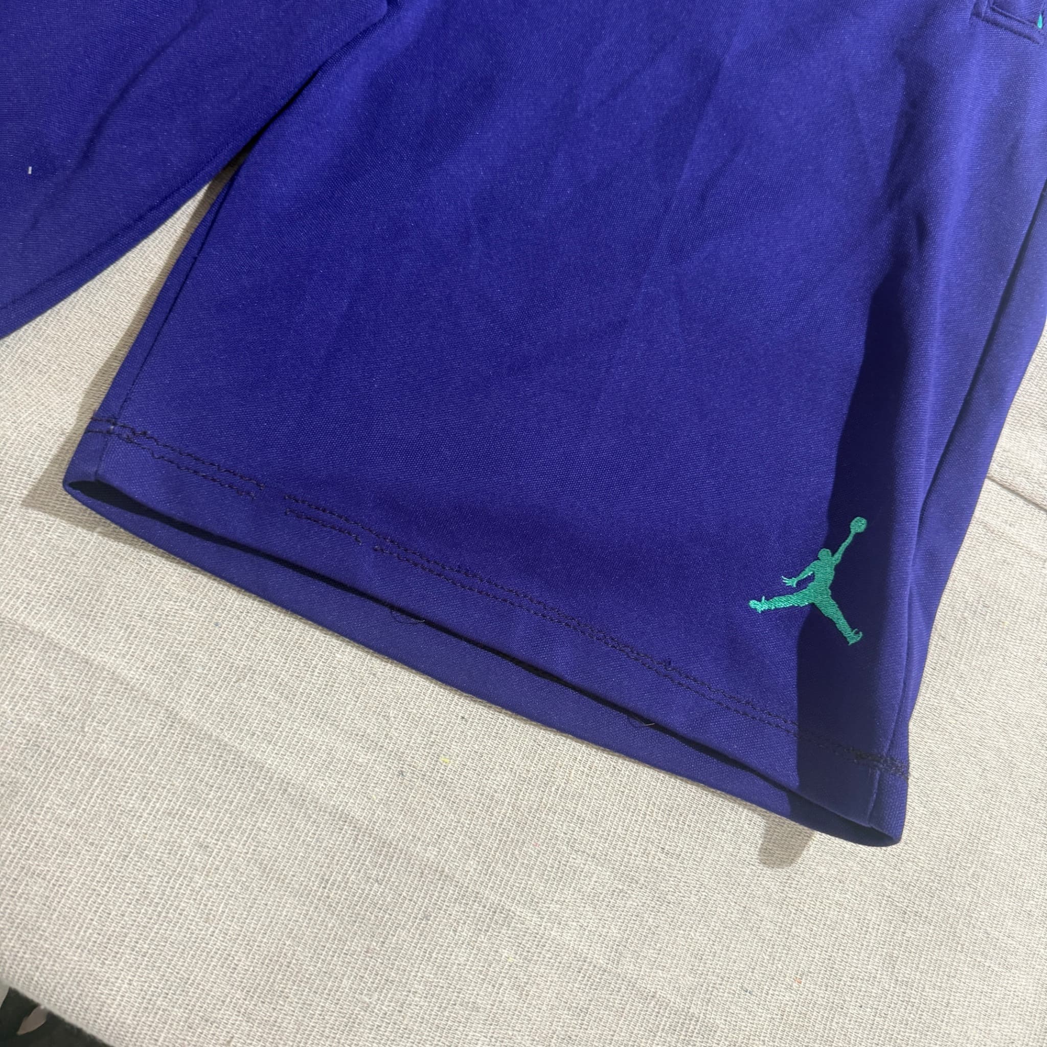 Jordan Jumpman Basketball Shorts Purple Teal — photo 2 of 7