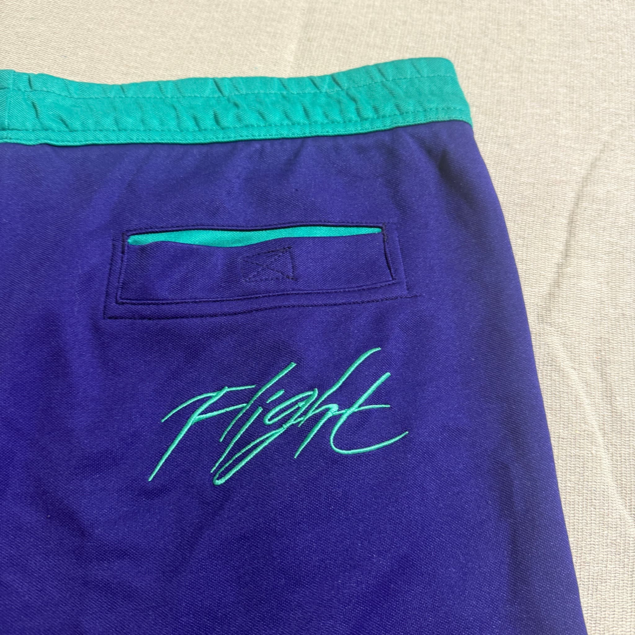 Jordan Jumpman Basketball Shorts Purple Teal — photo 5 of 7