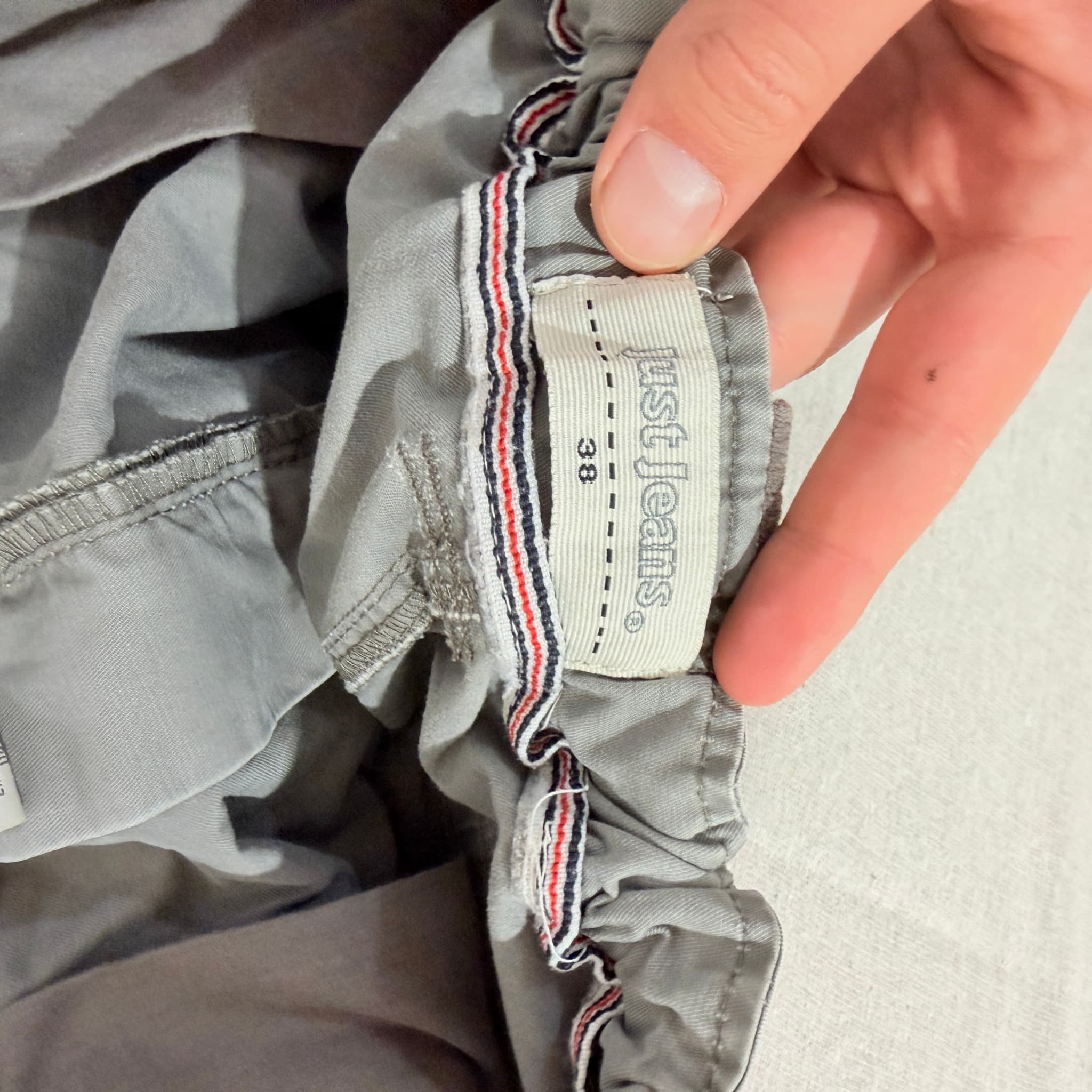 Just Jeans Men's Grey Cargo Shorts Utility Pockets Size 38 — photo 5 of 8