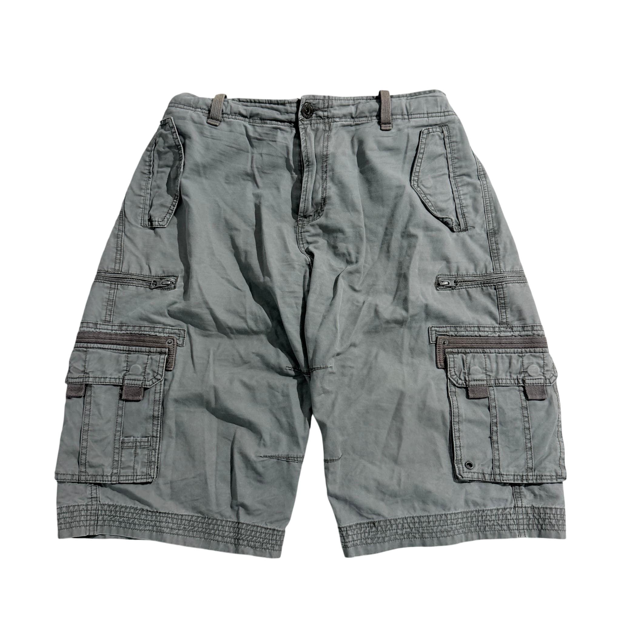 Just Jeans Men's Grey Cargo Shorts Utility Pockets Size 38 — photo 1 of 8