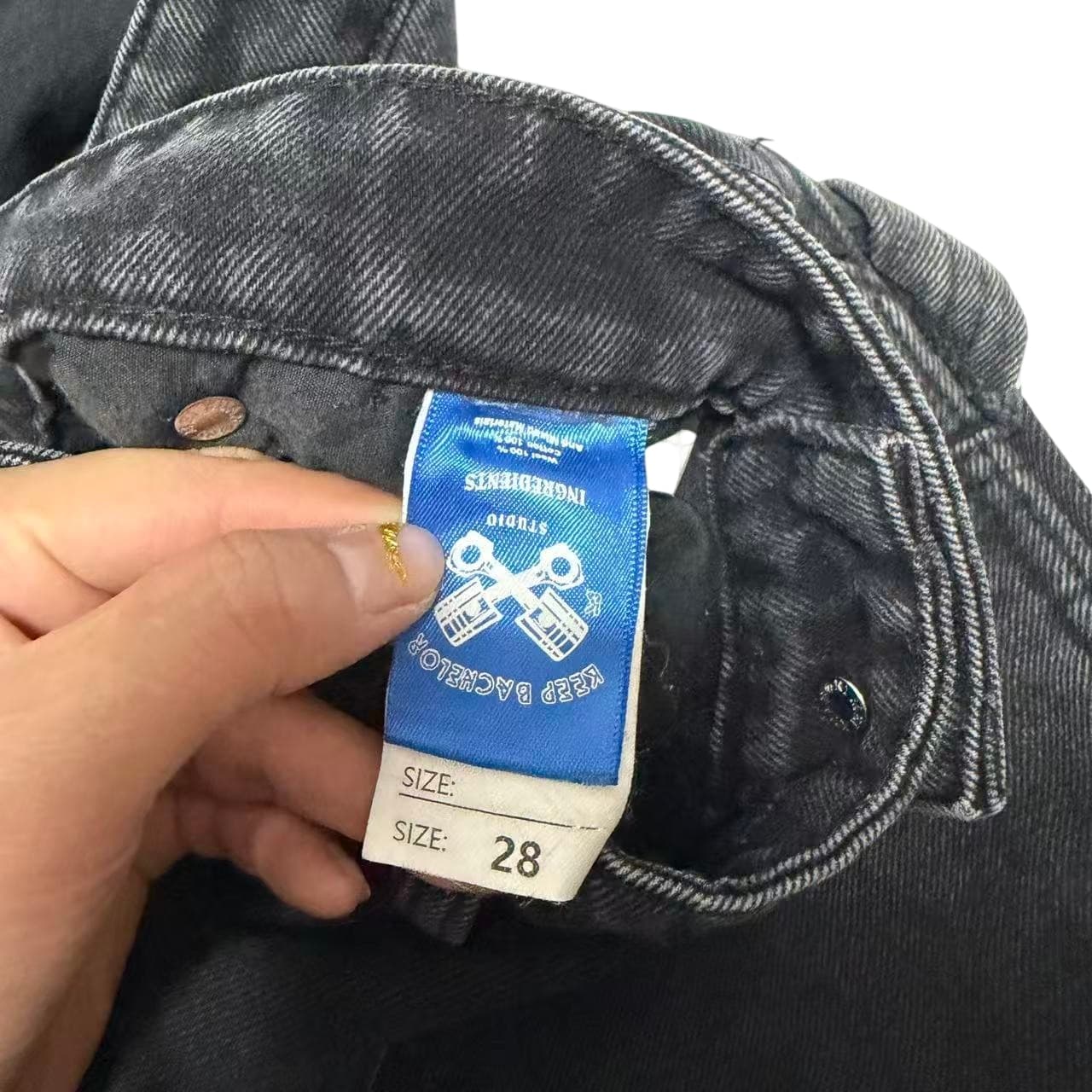 Keep Bachelor Ingredients Studio Baggy Denim Jeans — photo 3 of 7