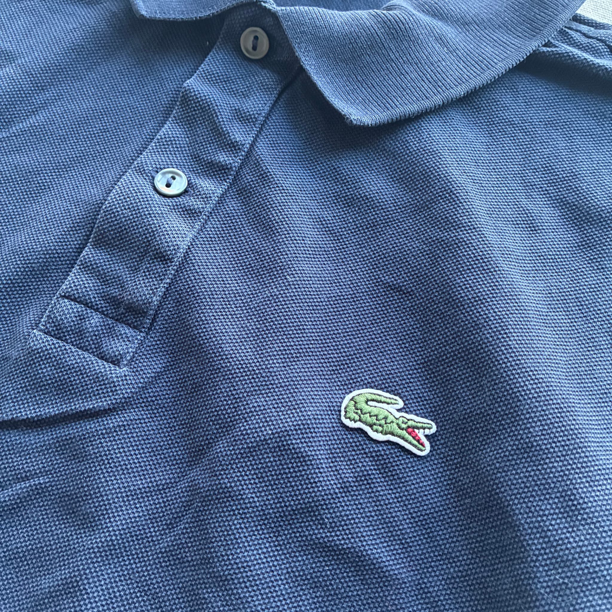Lacoste Classic L.12.12 Petit Piqué Polo Shirt Navy Blue Slim Fit Size 4 — photo 3 of 6