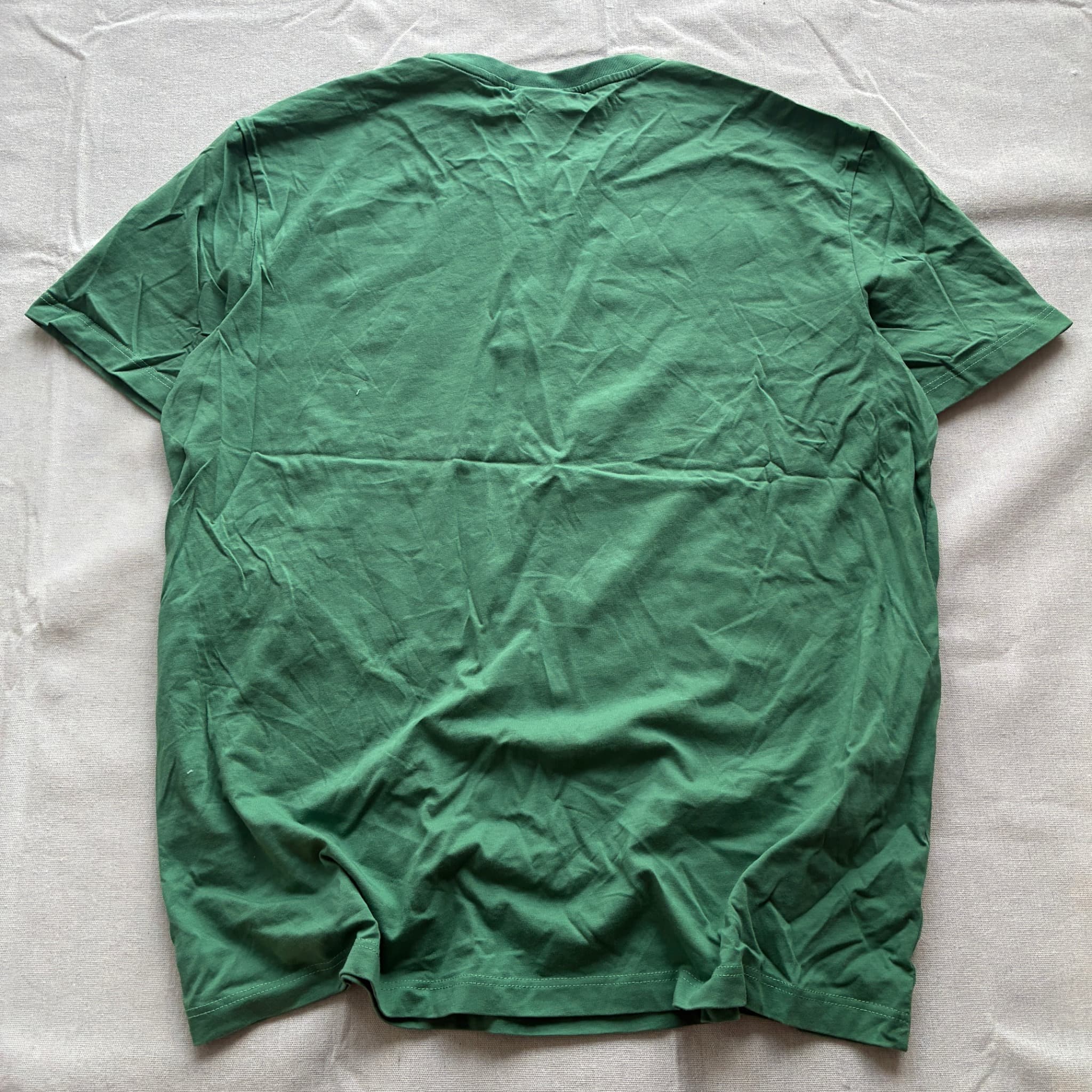 Lacoste Men's Crew Neck T-Shirt Green Regular Fit Size L — photo 5 of 6