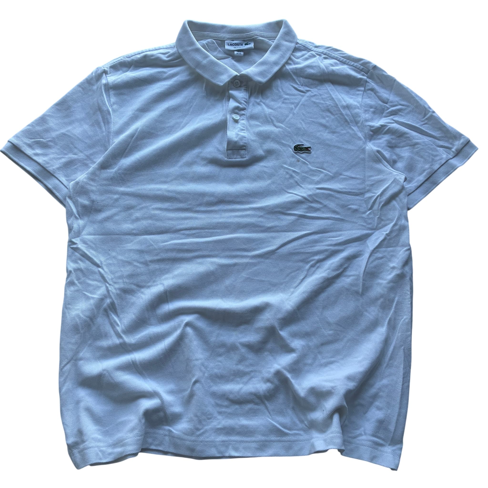 Lacoste Men's Relaxed Fit White Polo Shirt Size 6 — photo 1 of 6