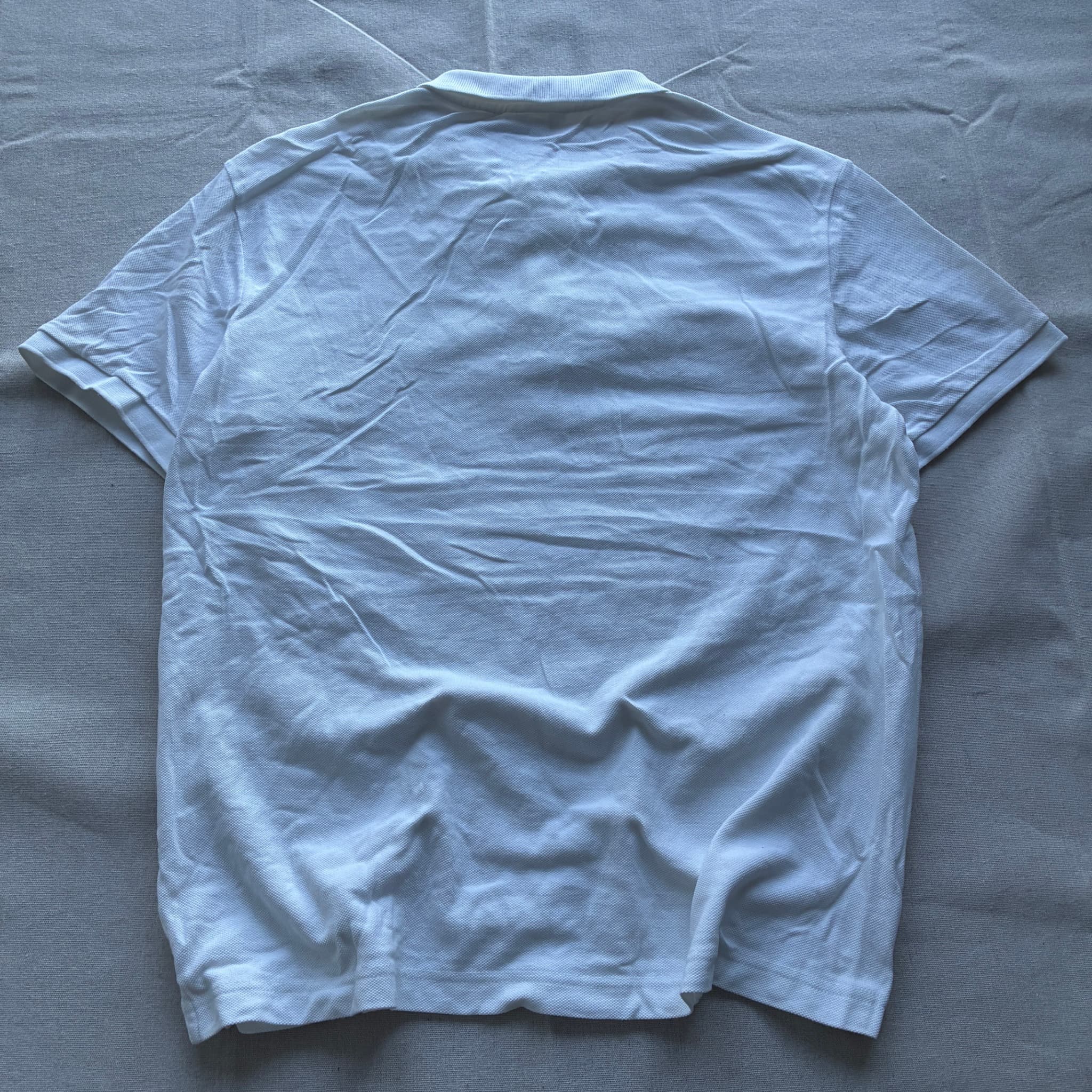 Lacoste Men's Relaxed Fit White Polo Shirt Size 6 — photo 5 of 6