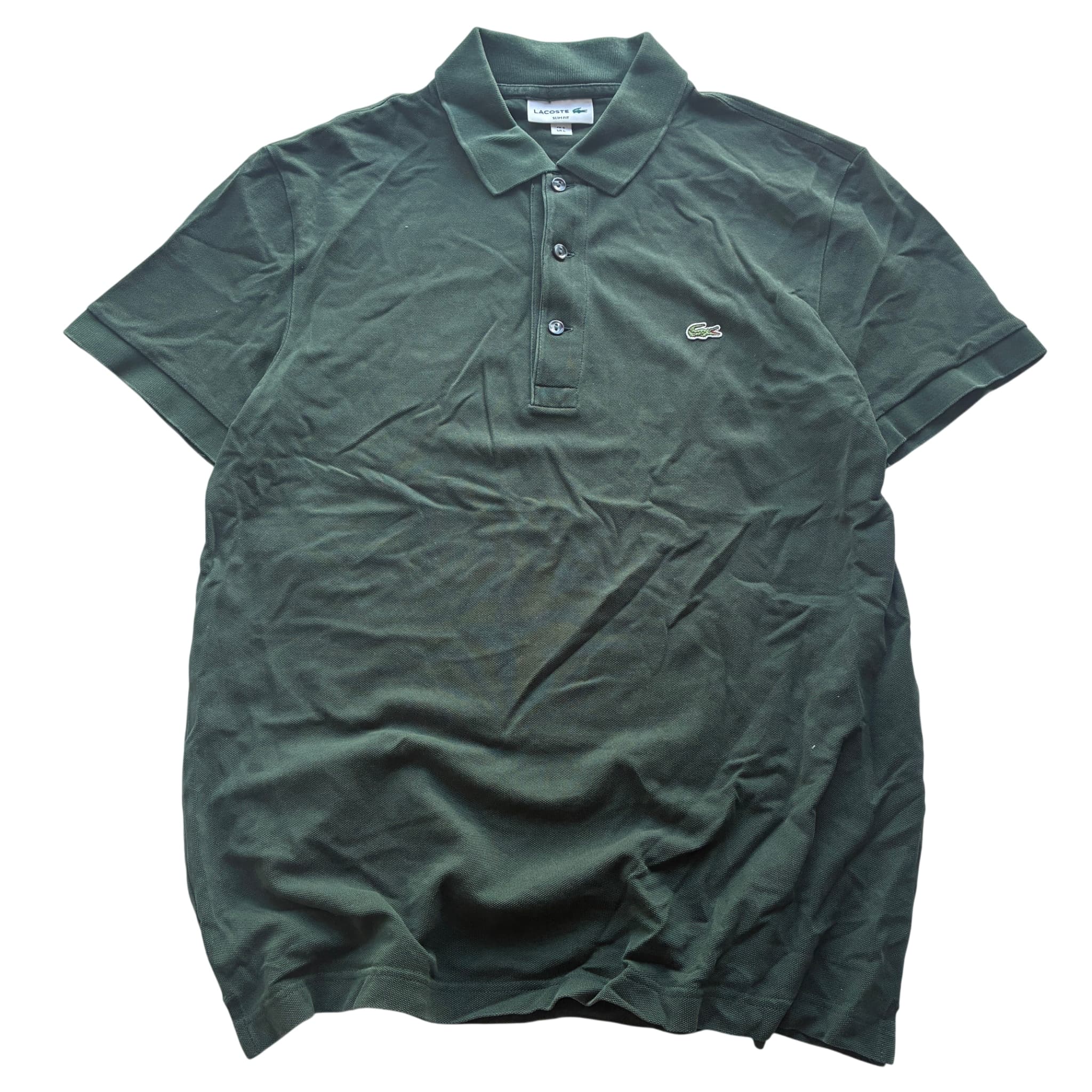 Lacoste Men's Slim Fit Polo Shirt Dark Green L — photo 1 of 6