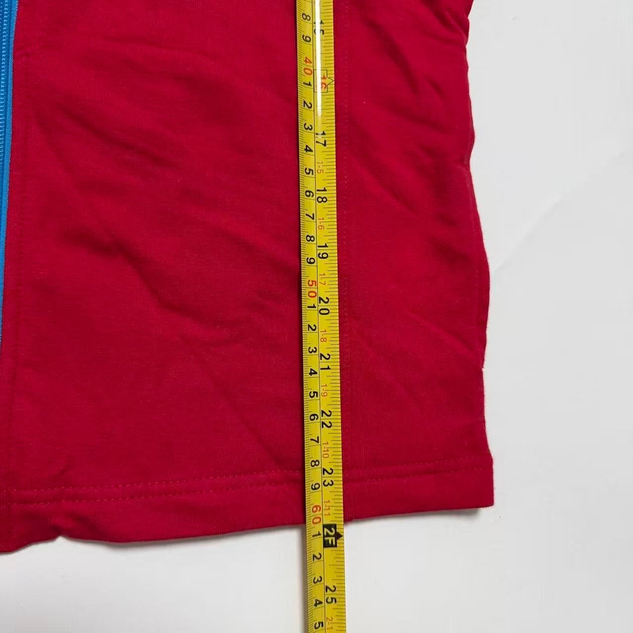 Lacoste Red Full-Zip Track Jacket With Blue Trim — photo 5 of 7