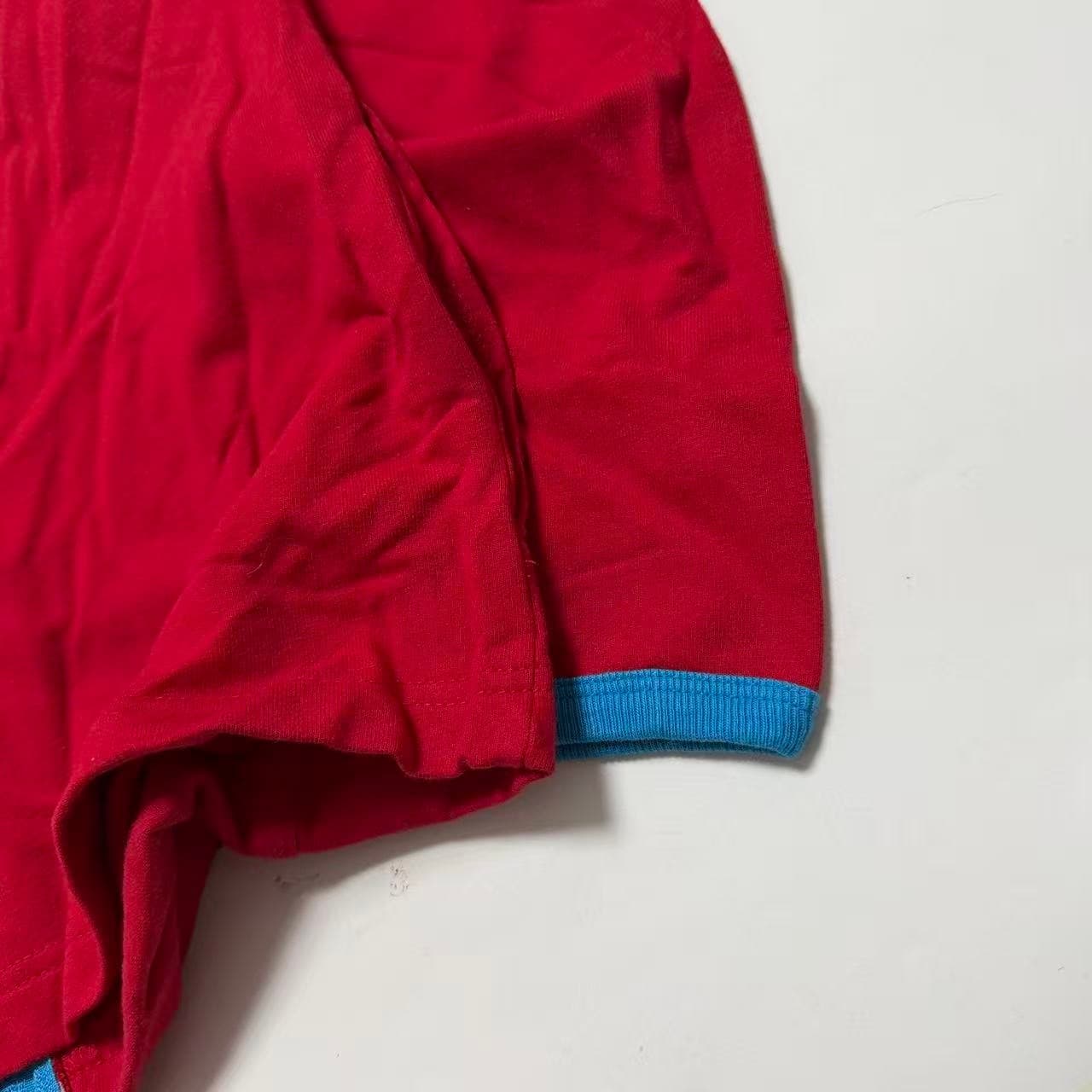 Lacoste Red Full-Zip Track Jacket With Blue Trim — photo 7 of 7