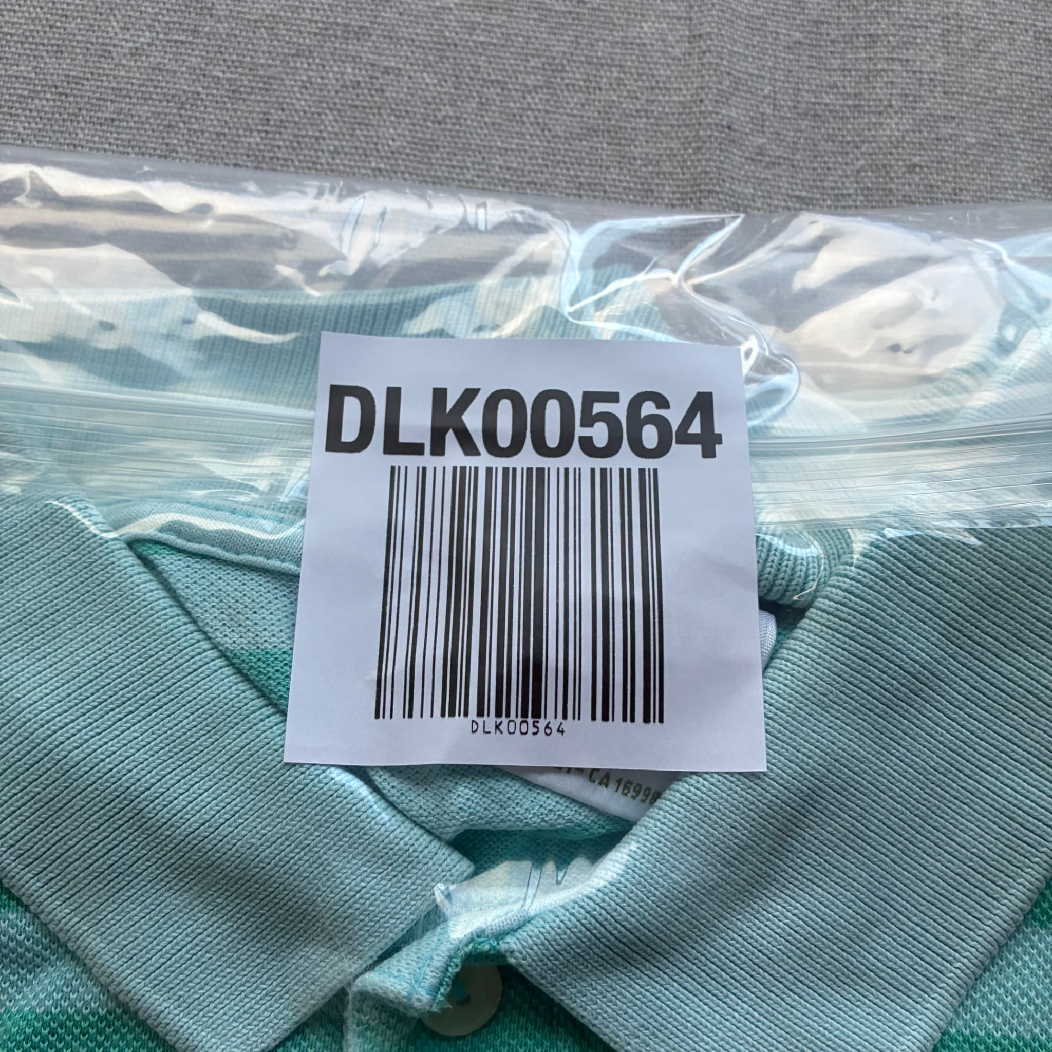 Lacoste Regular Fit Striped Polo Shirt Green White Size 6 — photo 7 of 7