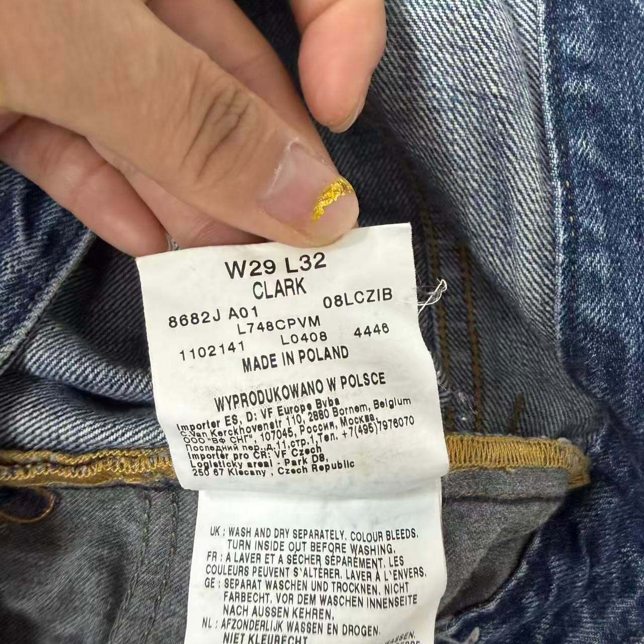 Lee Clark Regular Fit Straight Leg Jeans W29 L32 — photo 7 of 11