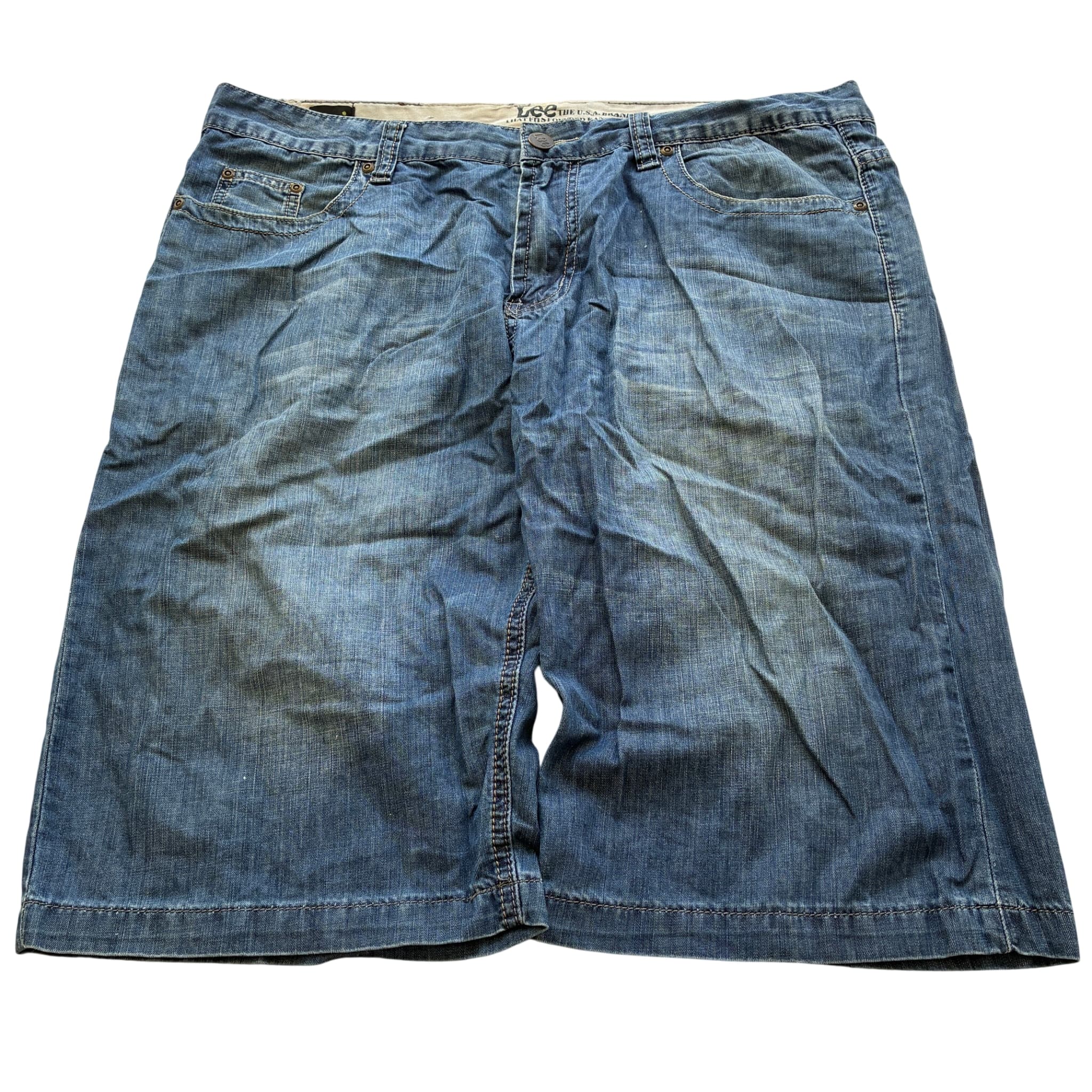 Lee Denim Shorts Blue Baggy Vintage 2000s Release Size 100 — photo 1 of 6
