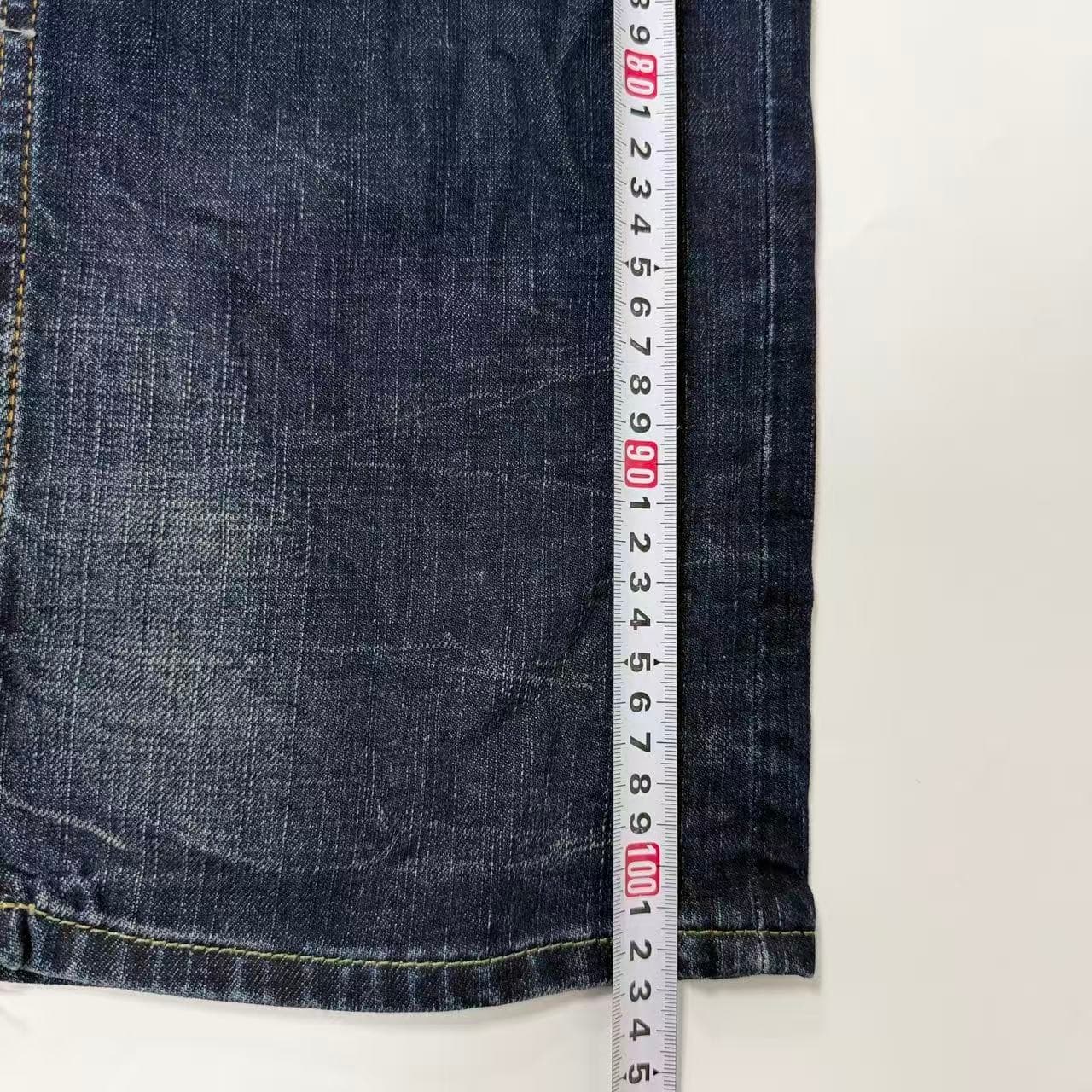 Lee Men's Dark Wash Distressed Regular Fit Jeans — photo 6 of 10