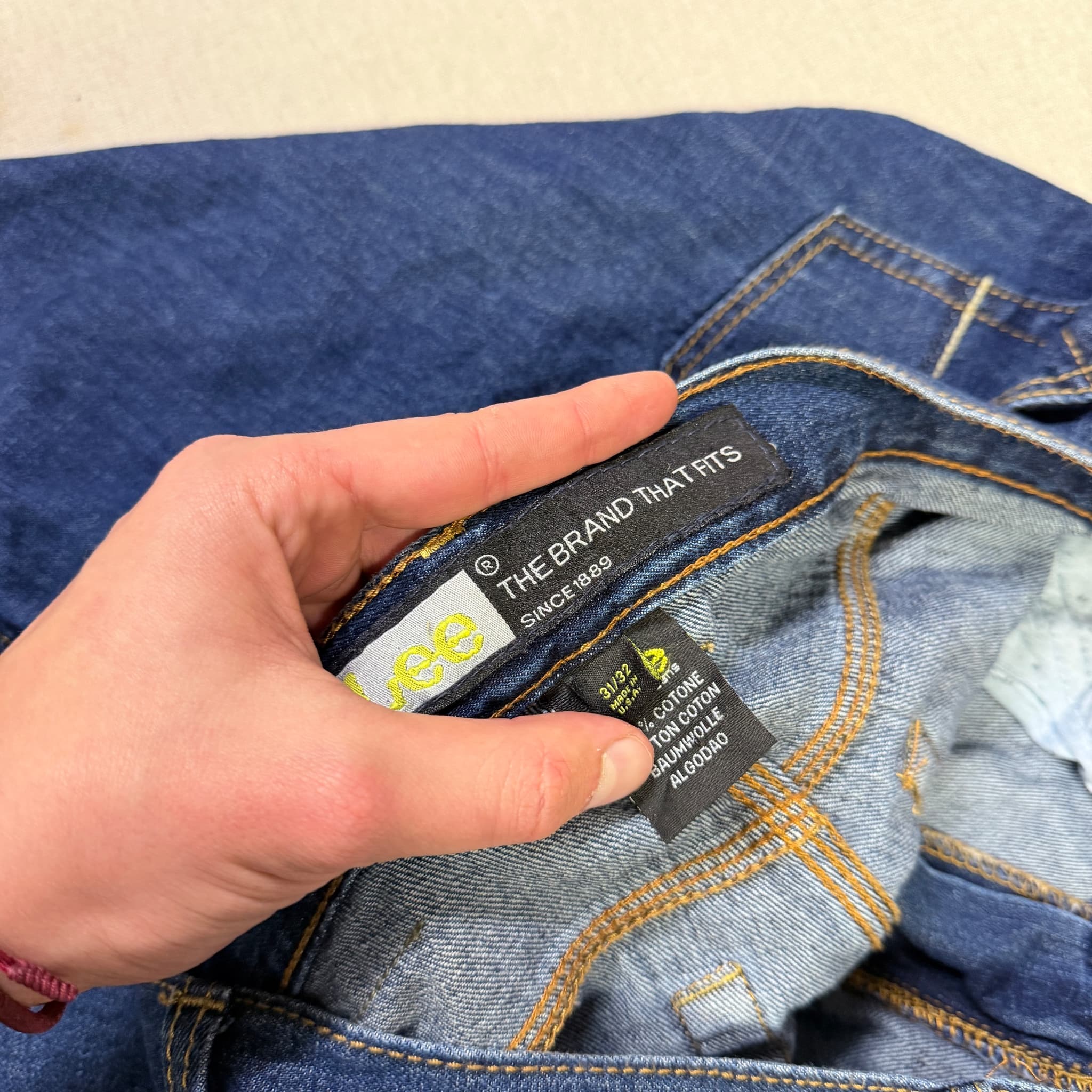 Lee Men's Loose Fit Denim Jean Shorts Blue Size 31 — photo 6 of 9