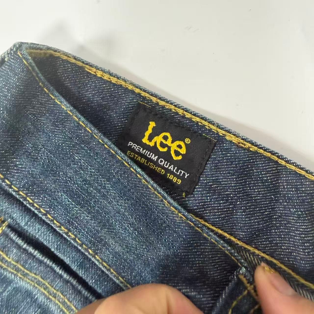 Lee Men's Regular Fit Dark Wash Denim Jeans W28 L33 — photo 2 of 10