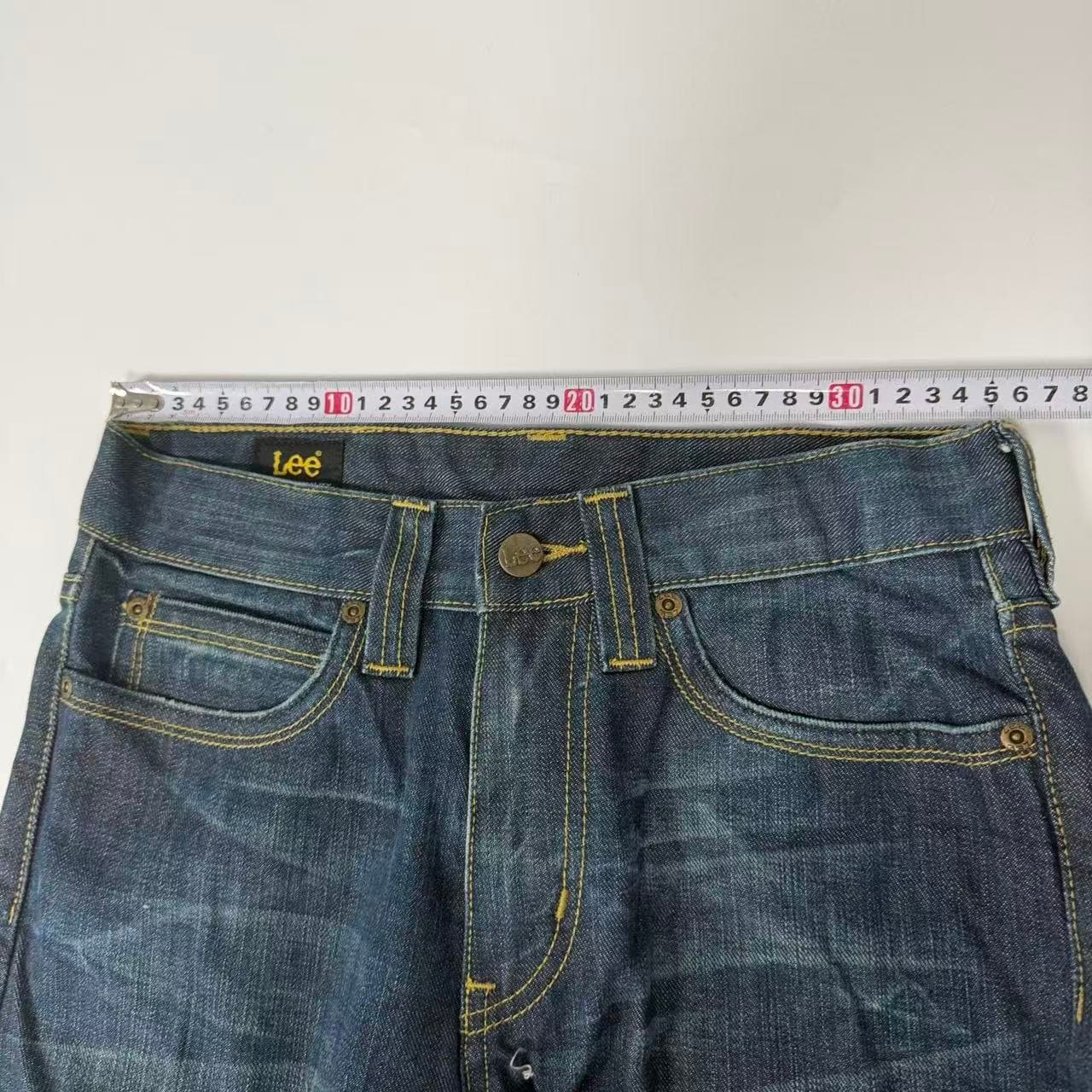 Lee Men's Regular Fit Dark Wash Denim Jeans W28 L33 — photo 7 of 10