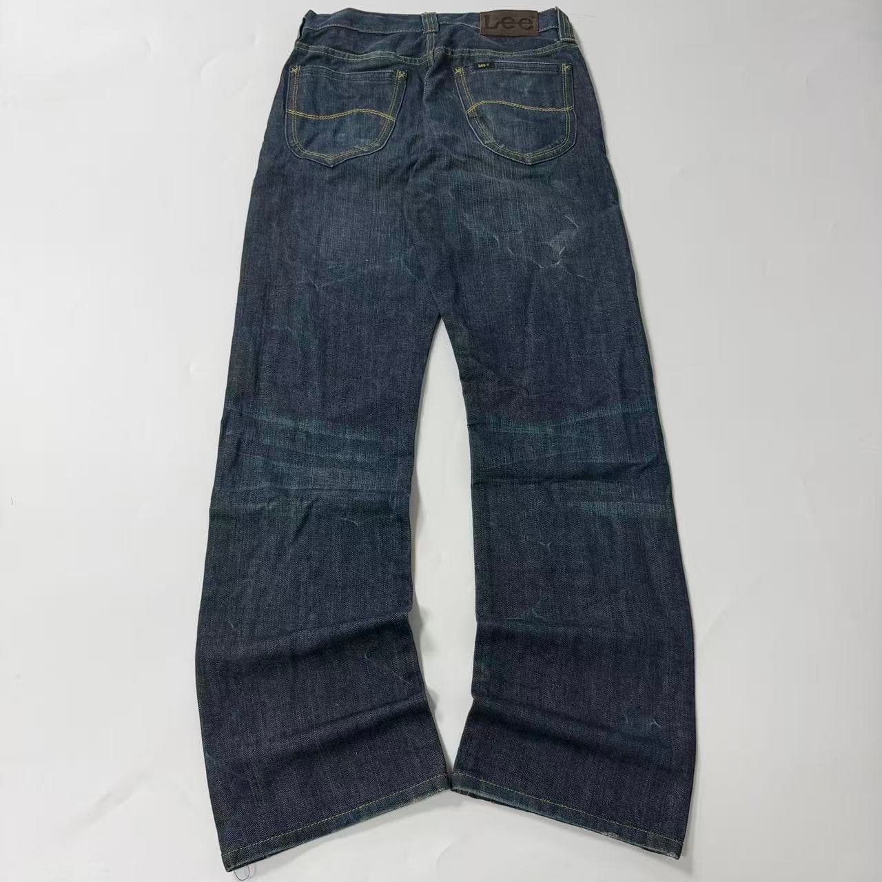 Lee Men's Regular Fit Dark Wash Denim Jeans W28 L33 — photo 6 of 10