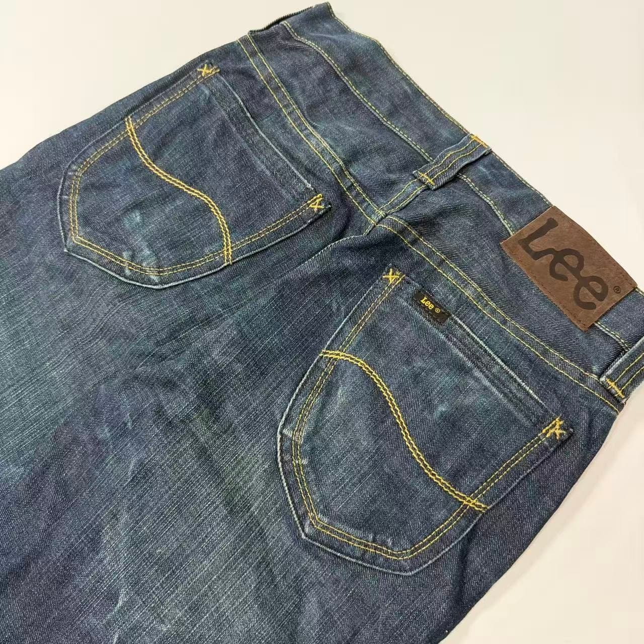 Lee Men's Regular Fit Dark Wash Denim Jeans W28 L33 — photo 4 of 10