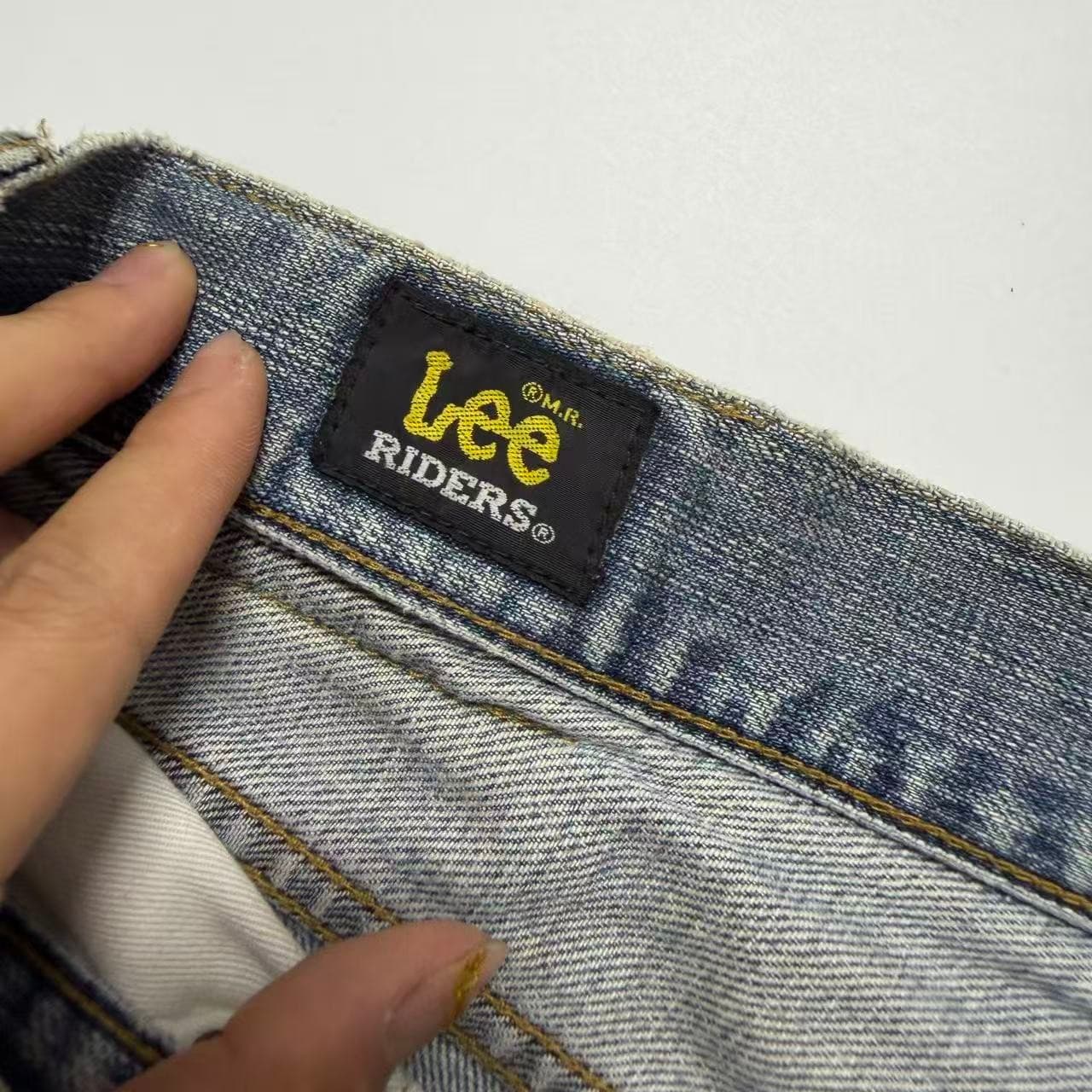 Lee Riders Men's Blue Distressed Denim Jeans — photo 2 of 11
