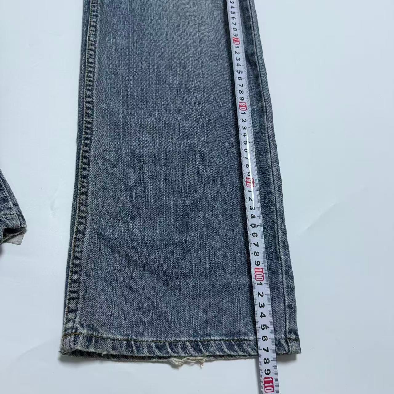 Lee Riders Men's Blue Distressed Denim Jeans — photo 6 of 11