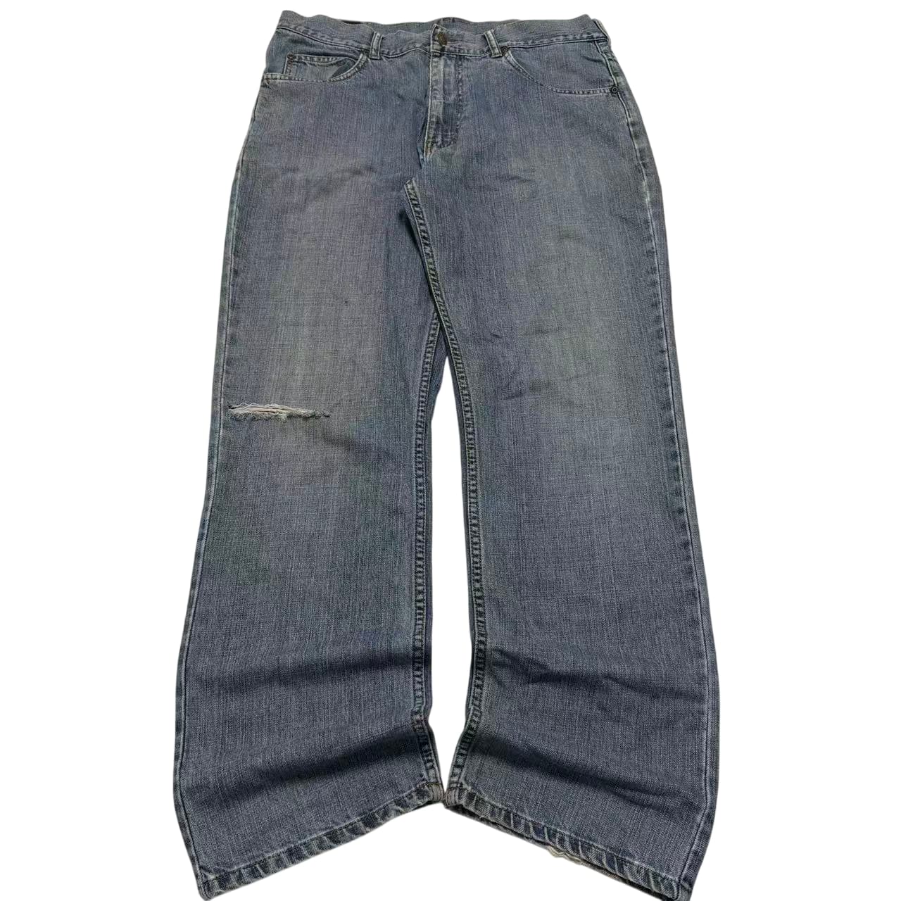 Lee Riders Men's Blue Distressed Denim Jeans — photo 1 of 11
