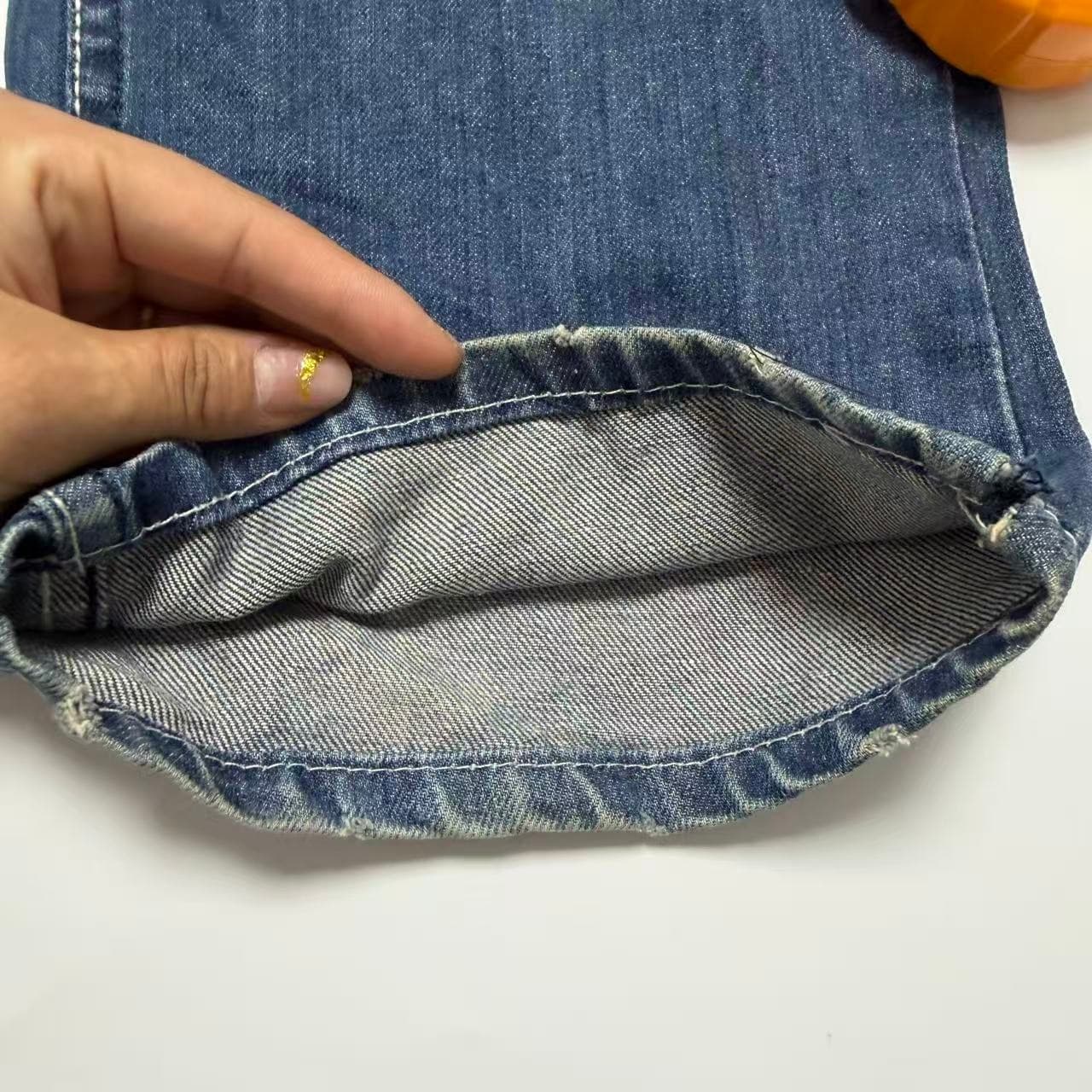 Lee Slim Straight Distressed Denim Jeans — photo 5 of 10