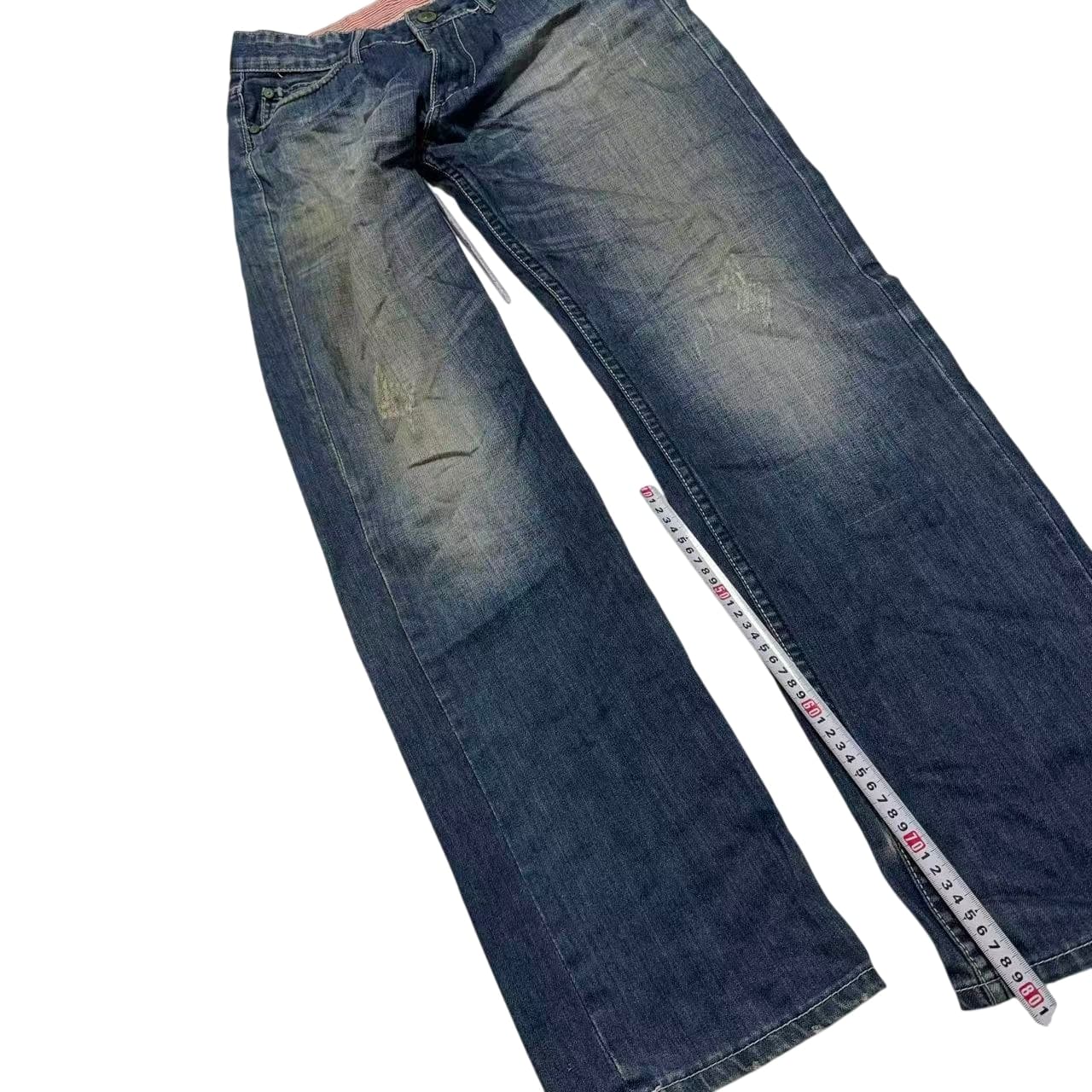 Lee Slim Straight Distressed Denim Jeans — photo 2 of 10
