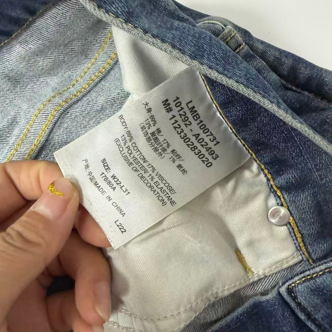 Lee X-Line Men's Blue Denim Jeans W32 L31 — photo 4 of 10