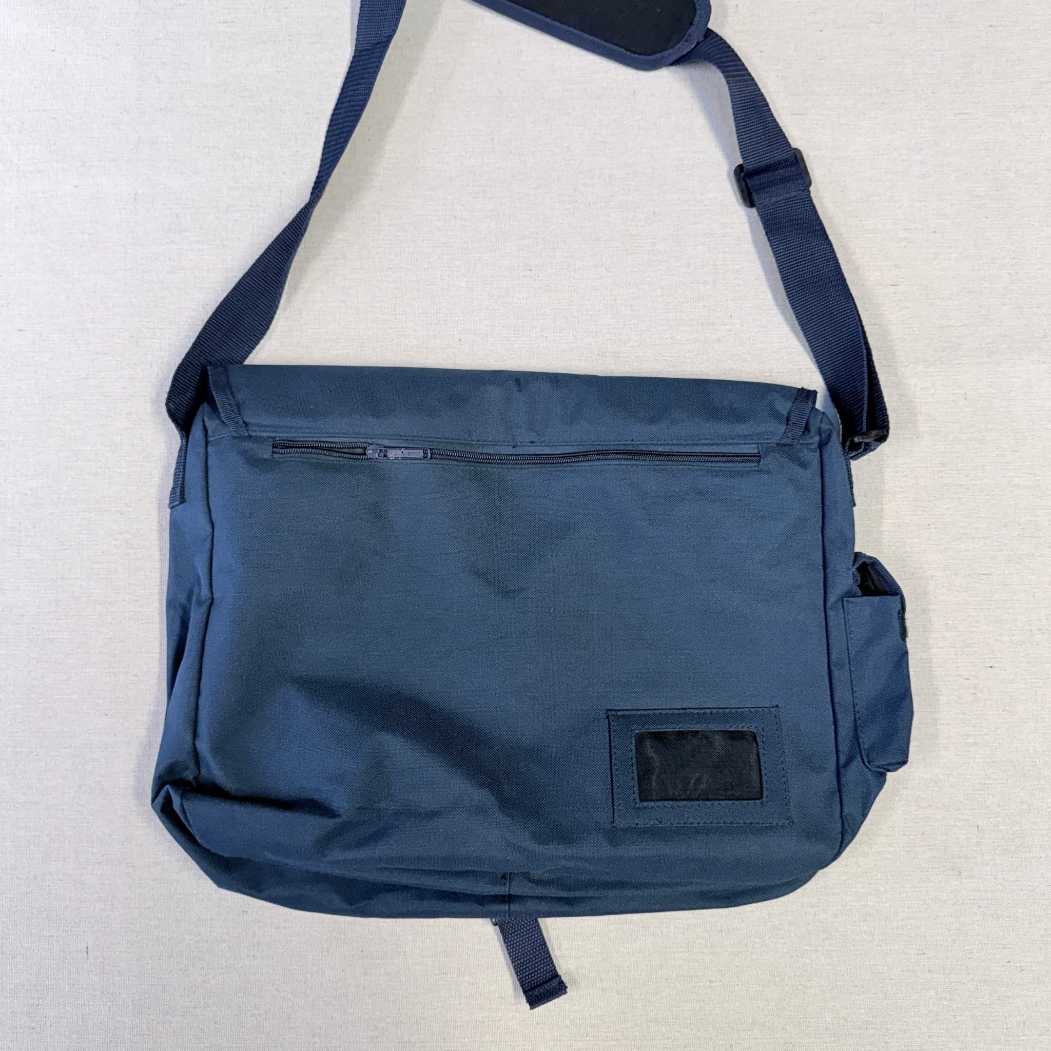 Legend Messenger Bag Navy Blue With Light Blue Accent Shoulder Bag — photo 7 of 8