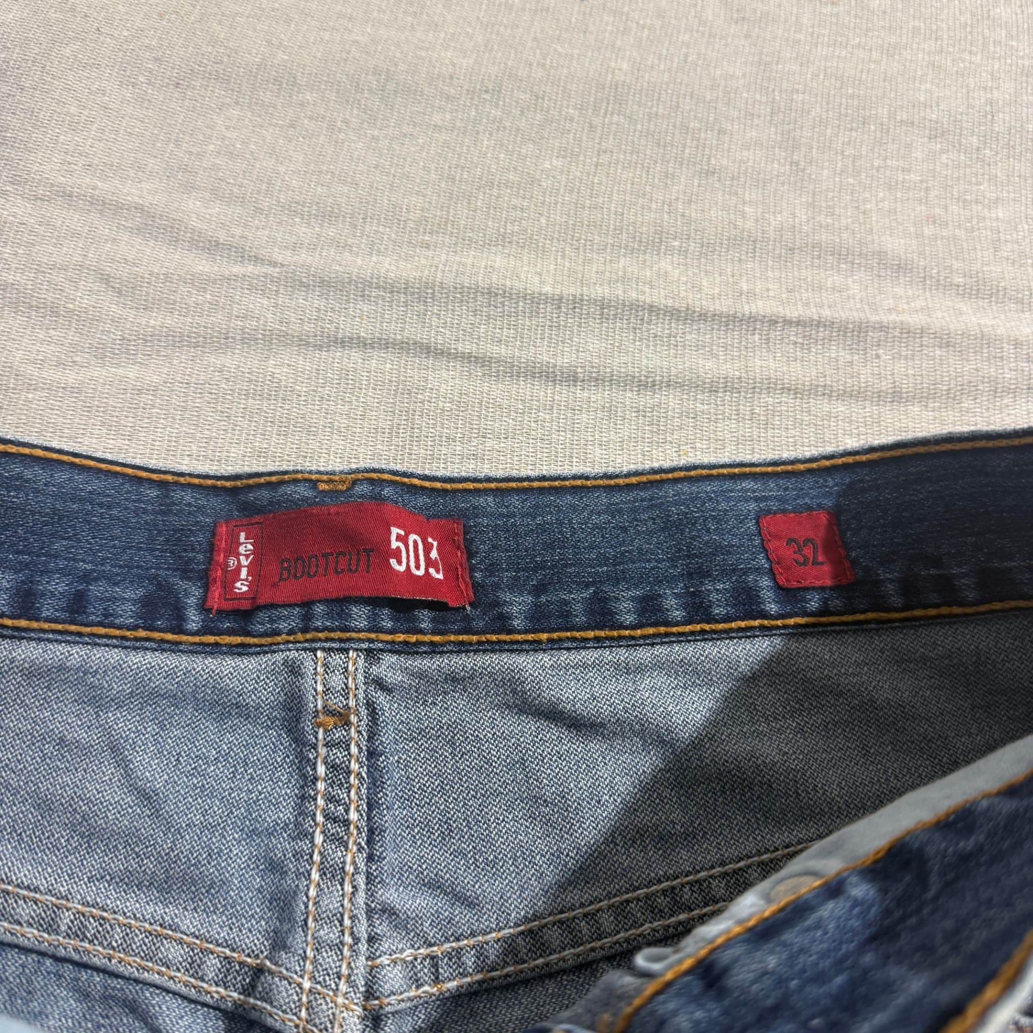 Levi's 503 Bootcut Jeans Blue Men's Size 32 — photo 4 of 8