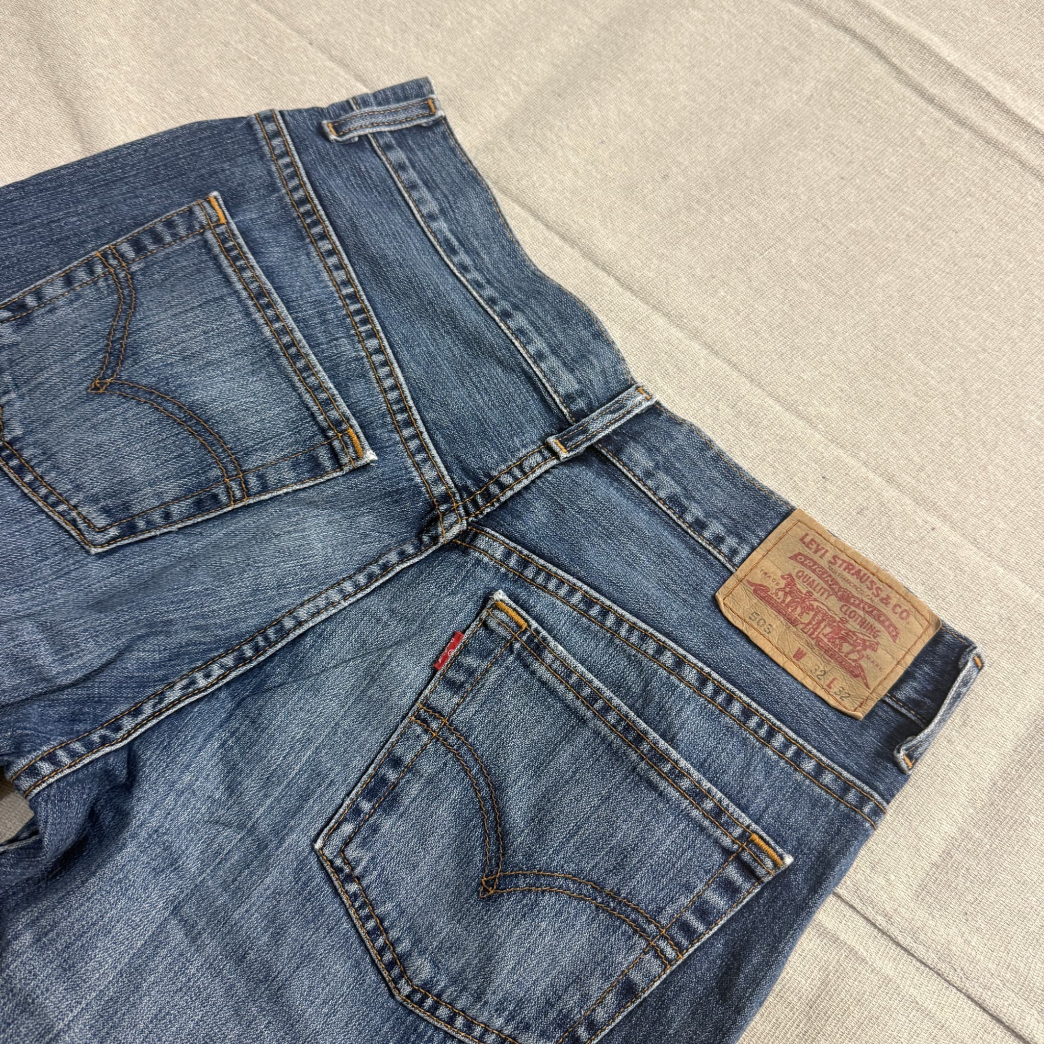 Levi's 503 Bootcut Jeans Blue Men's Size 32 — photo 5 of 8