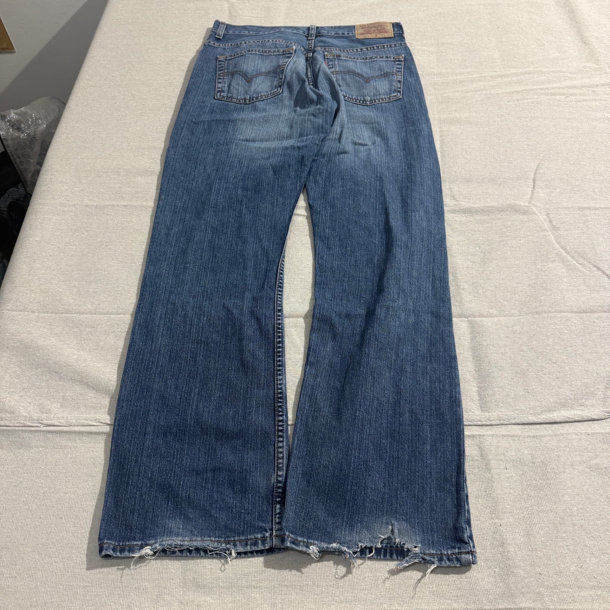 Levi's 503 Bootcut Jeans Blue Men's Size 32 — photo 7 of 8