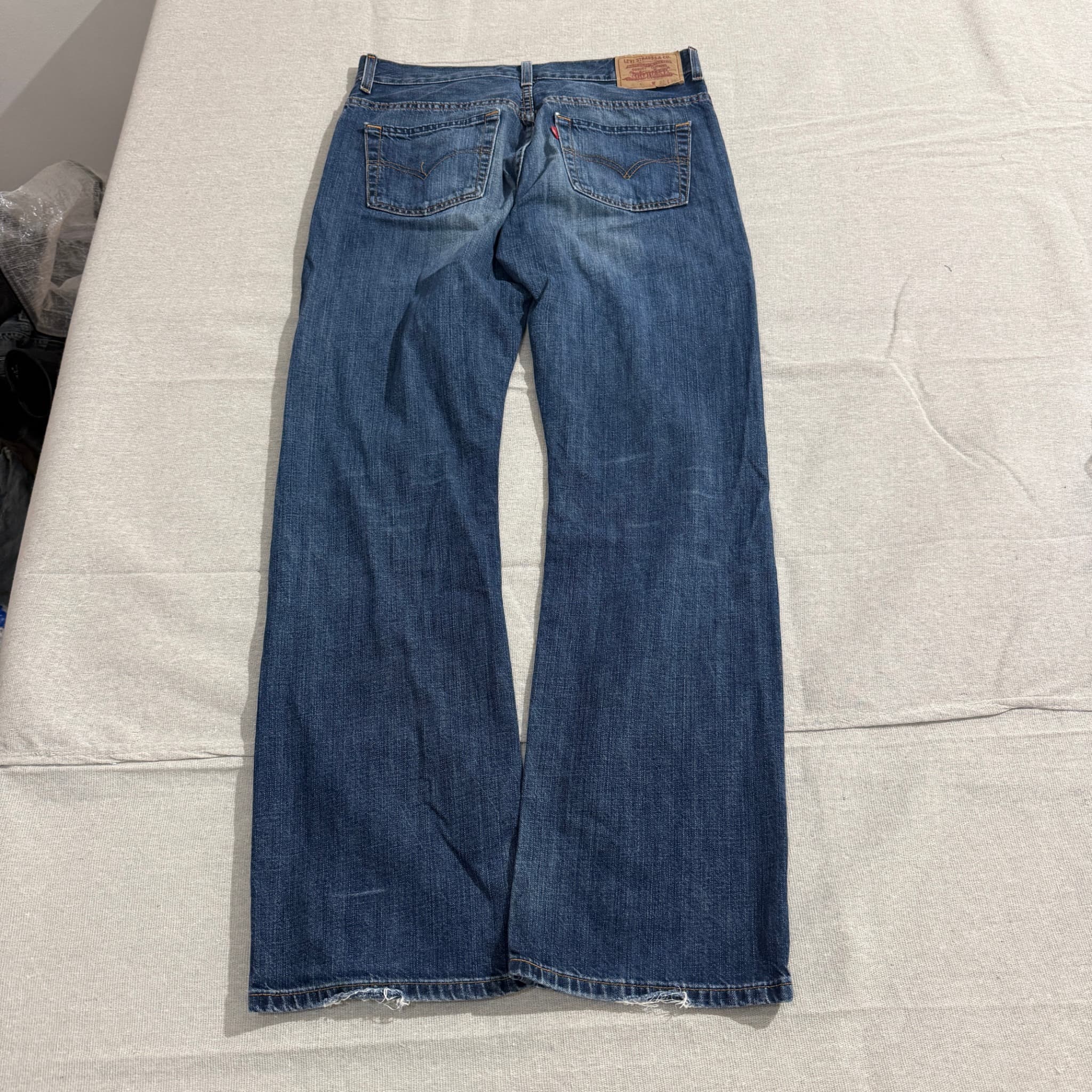 Levi's 503 Bootcut Jeans Blue Men's Size 32 — photo 7 of 8