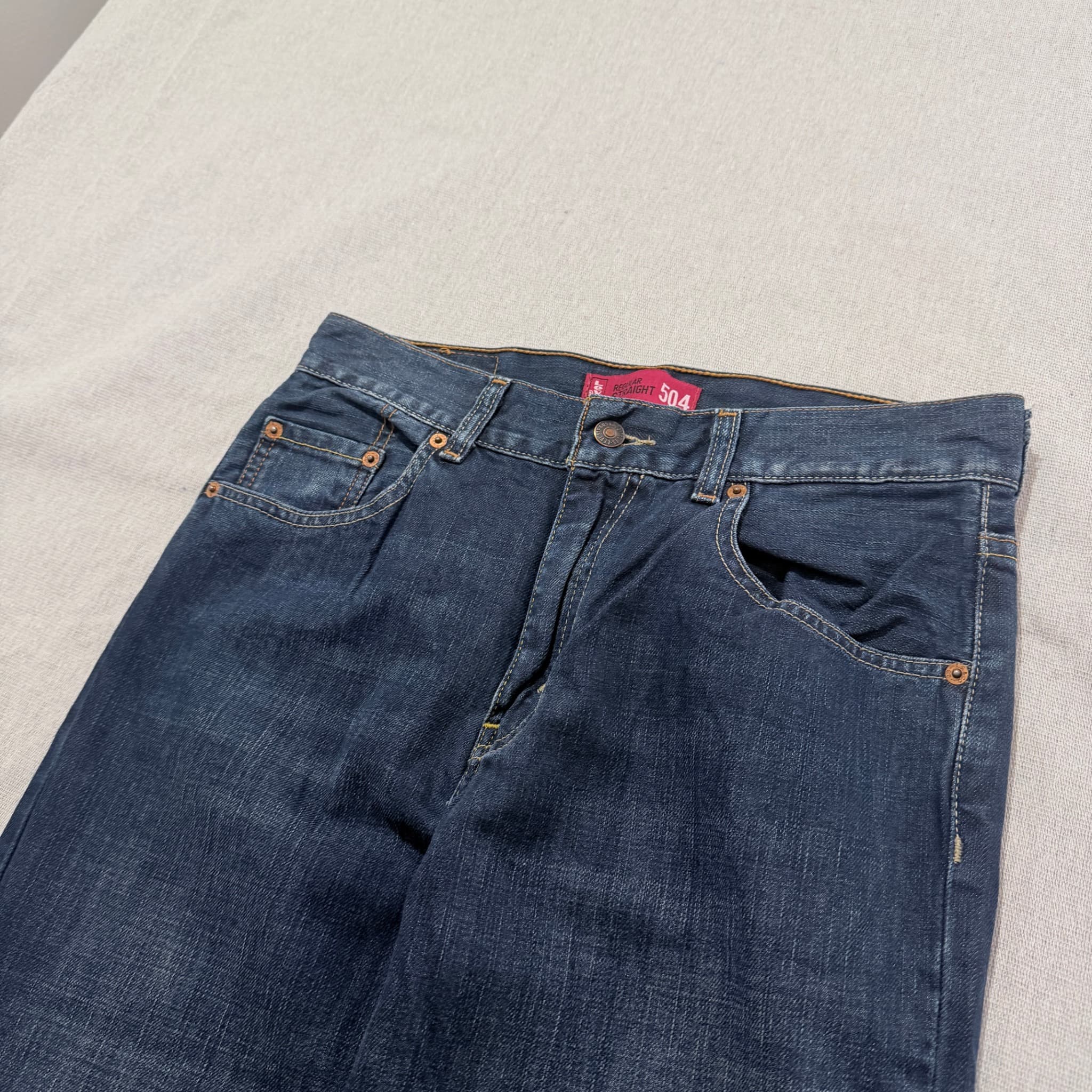 Levi's 504 Regular Straight Jeans Blue W31 L32 — photo 3 of 8
