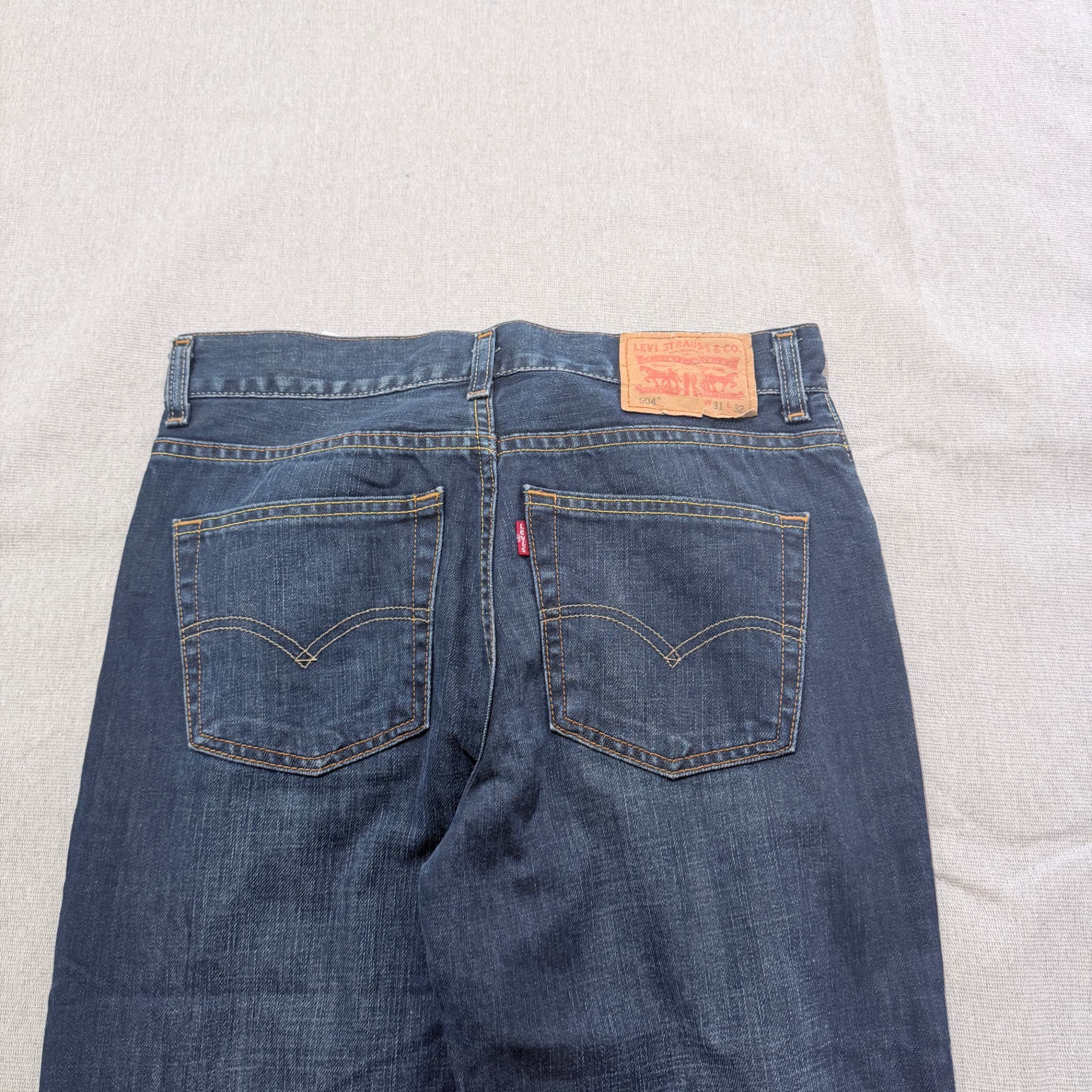 Levi's 504 Regular Straight Jeans Blue W31 L32 — photo 6 of 8