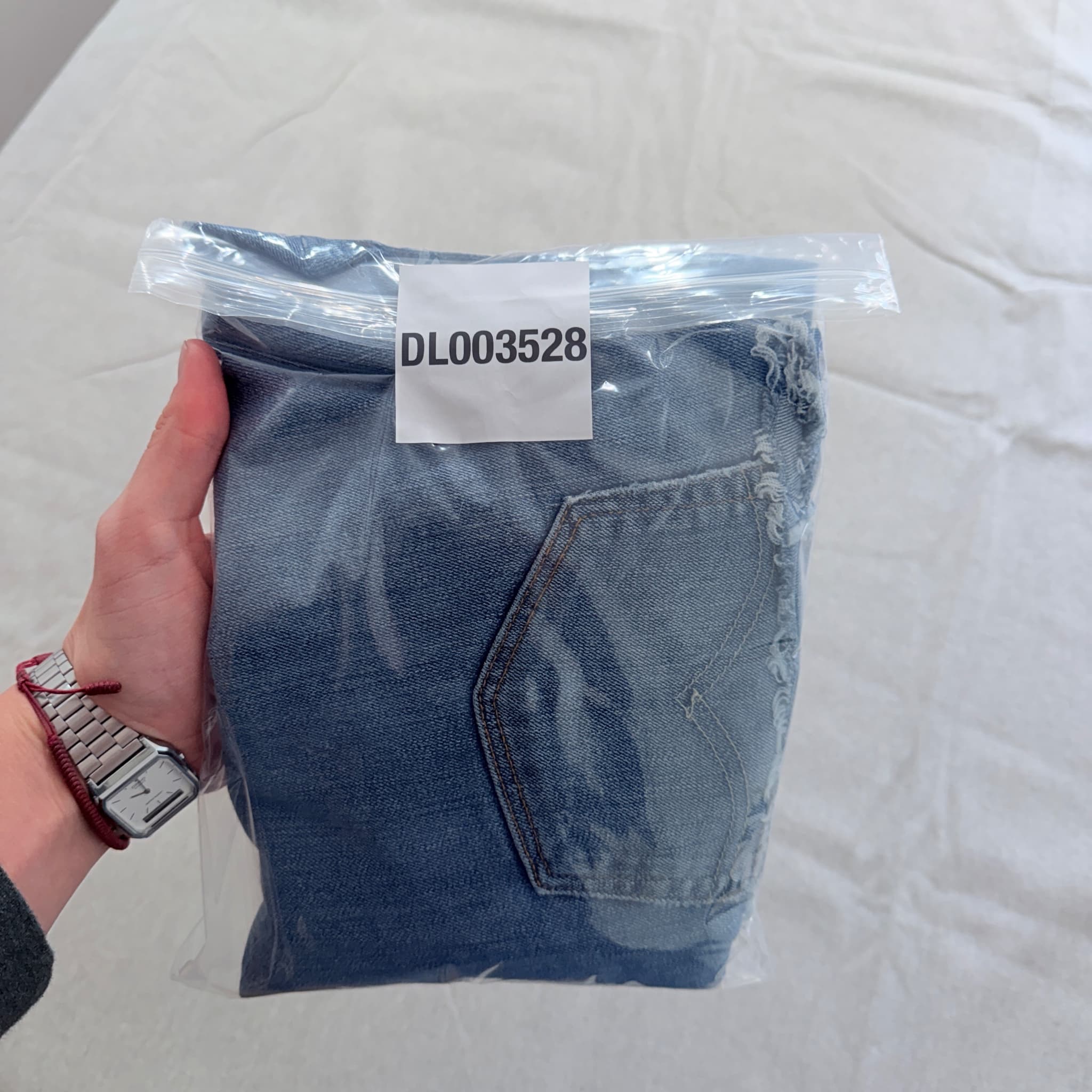 Levi's 511 Men's Cut-Off Denim Shorts Blue Raw Hem Size W36 — photo 7 of 7