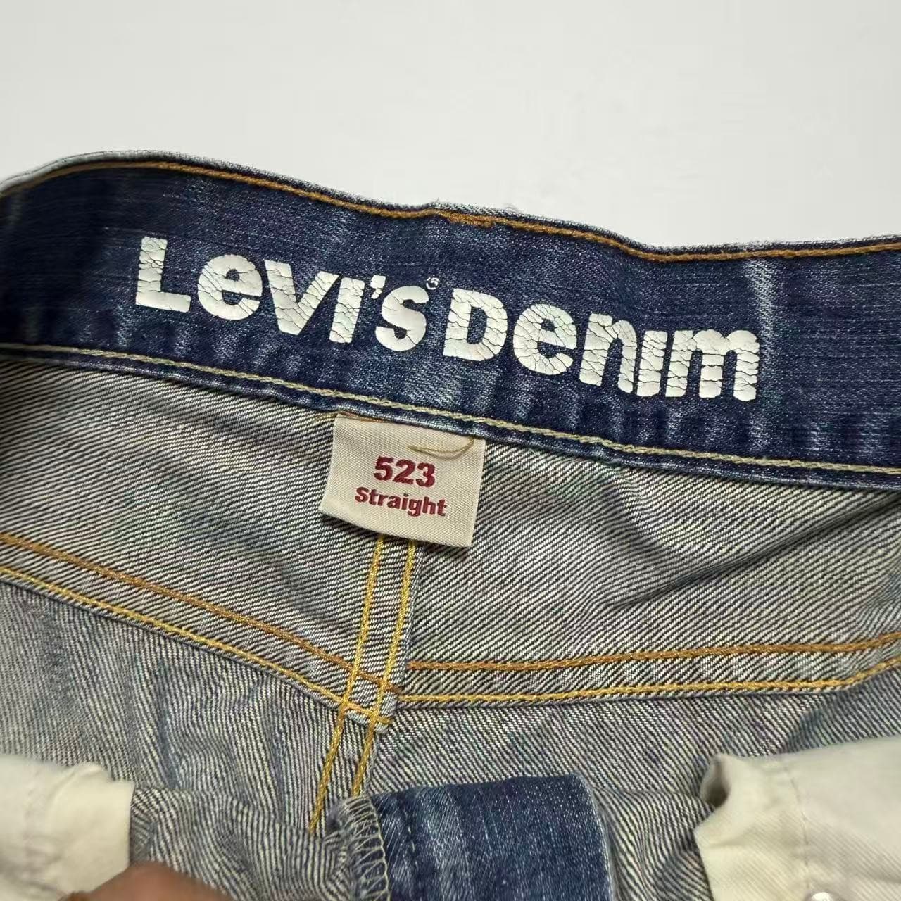 Levi's 523 Straight Leg Denim Jeans Men's W34 L34 — photo 4 of 10