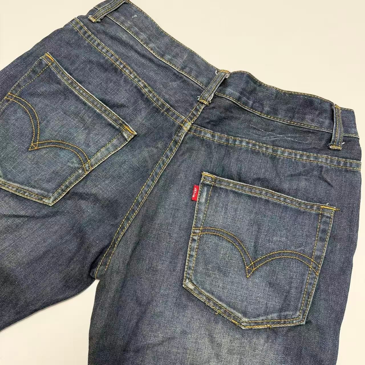 Levi's 559 Relaxed Straight Leg Jeans Dark Blue — photo 3 of 8