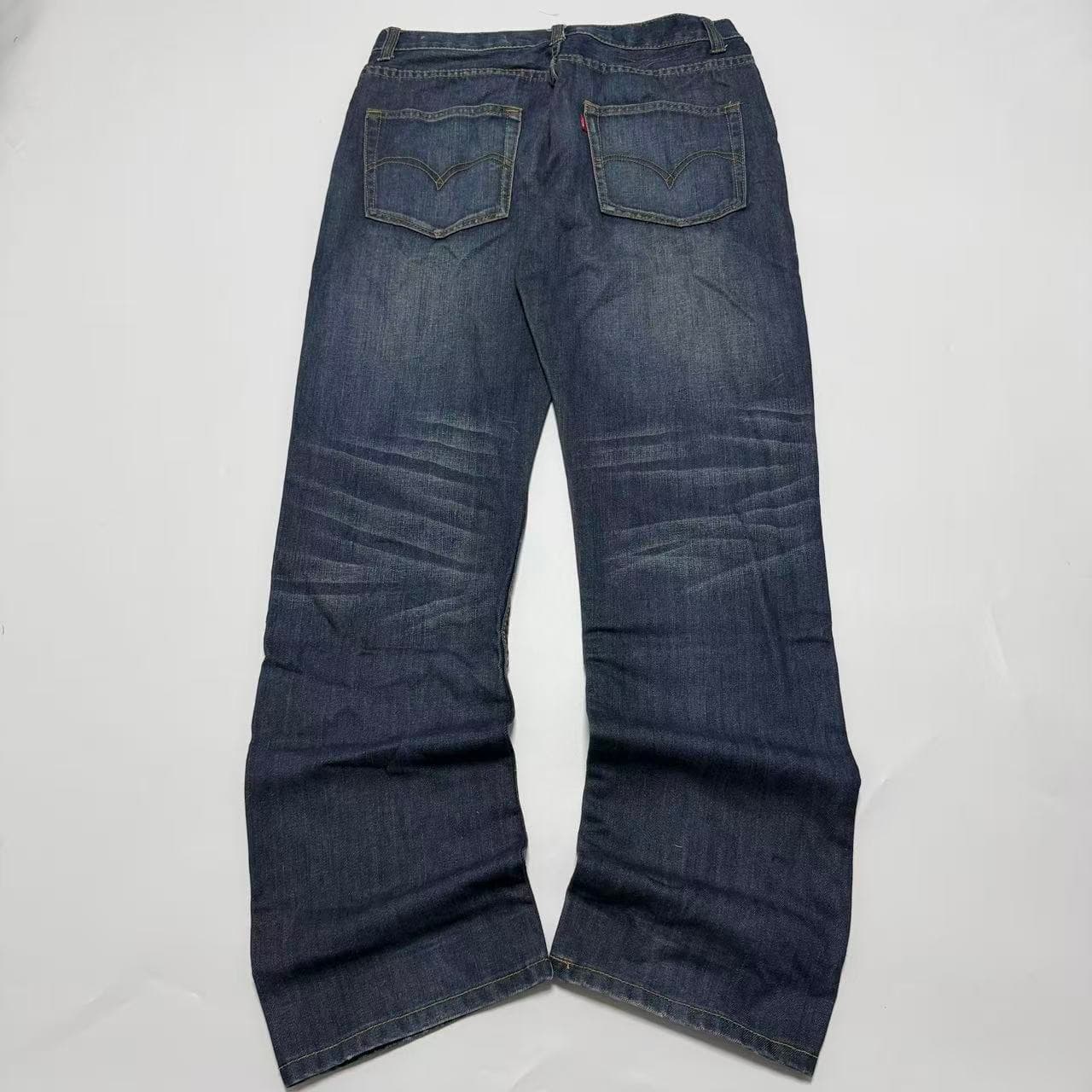 Levi's 559 Relaxed Straight Leg Jeans Dark Blue — photo 4 of 8