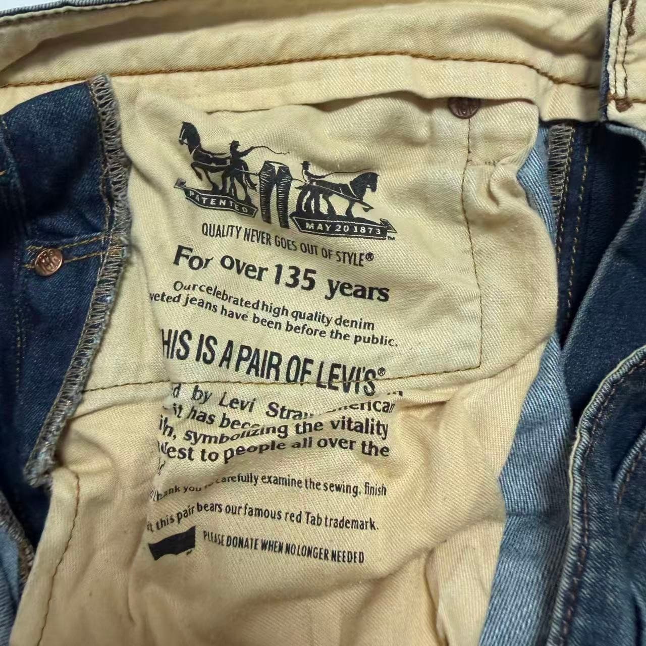 Levi's Blue Denim Jeans — photo 3 of 8