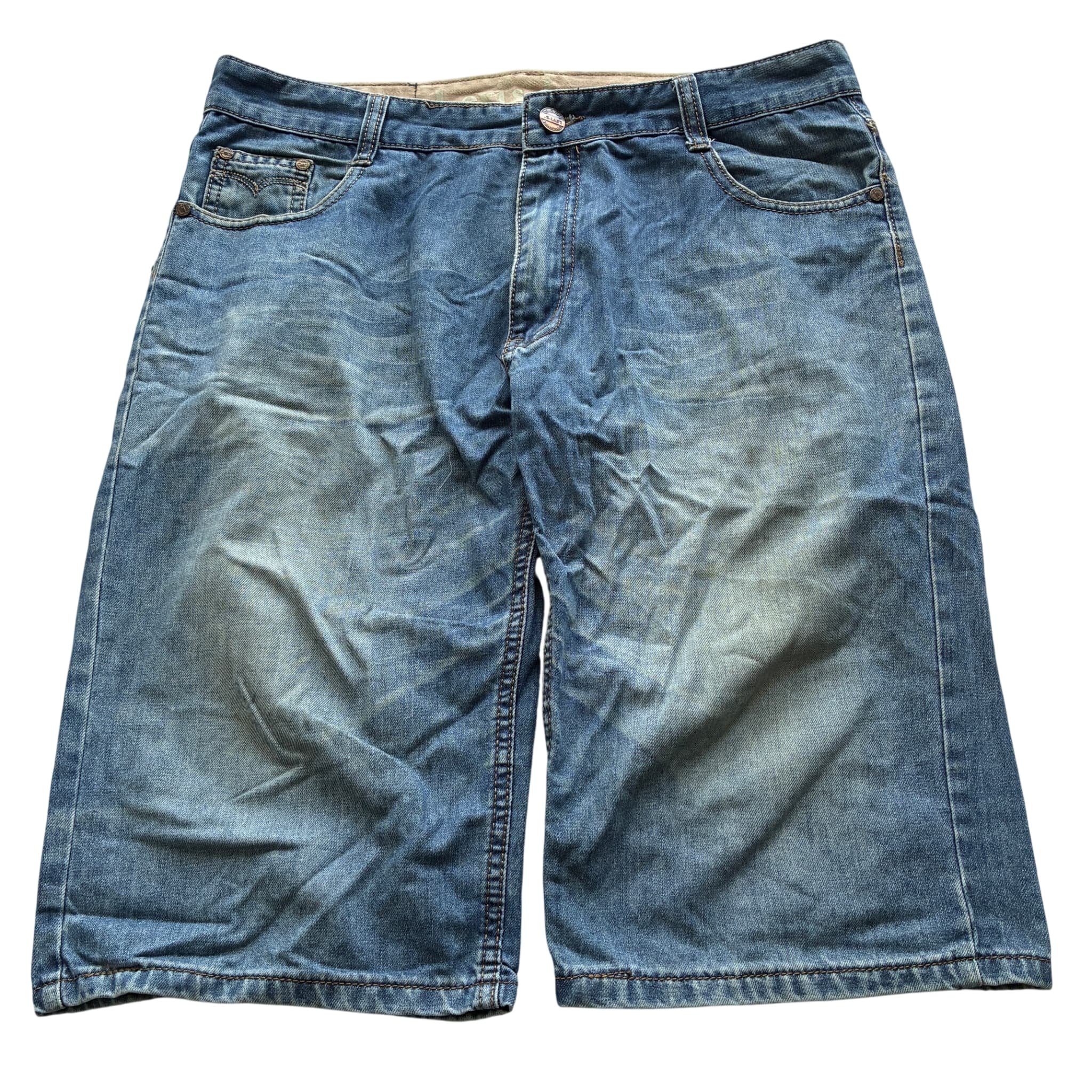 Levi's Men's Acid Wash Denim Shorts Blue Size 88cm — photo 1 of 7
