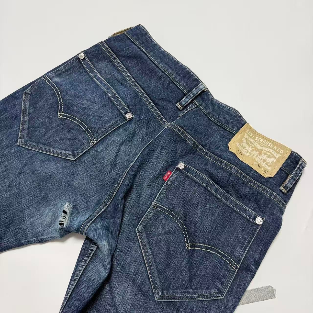Levi's Men's Dark Blue Denim Jeans W34 L32 — photo 10 of 10
